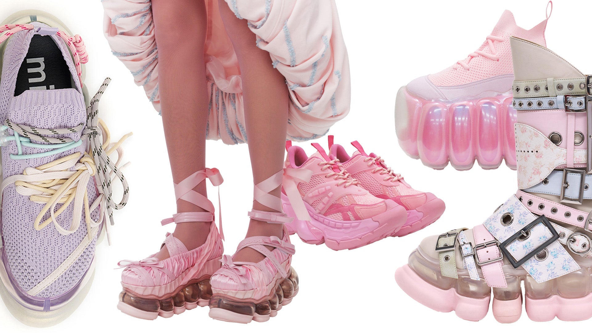 Pink & Pastel Shoes – MIKIOSAKABE & JennyFax（ミキオサカベ