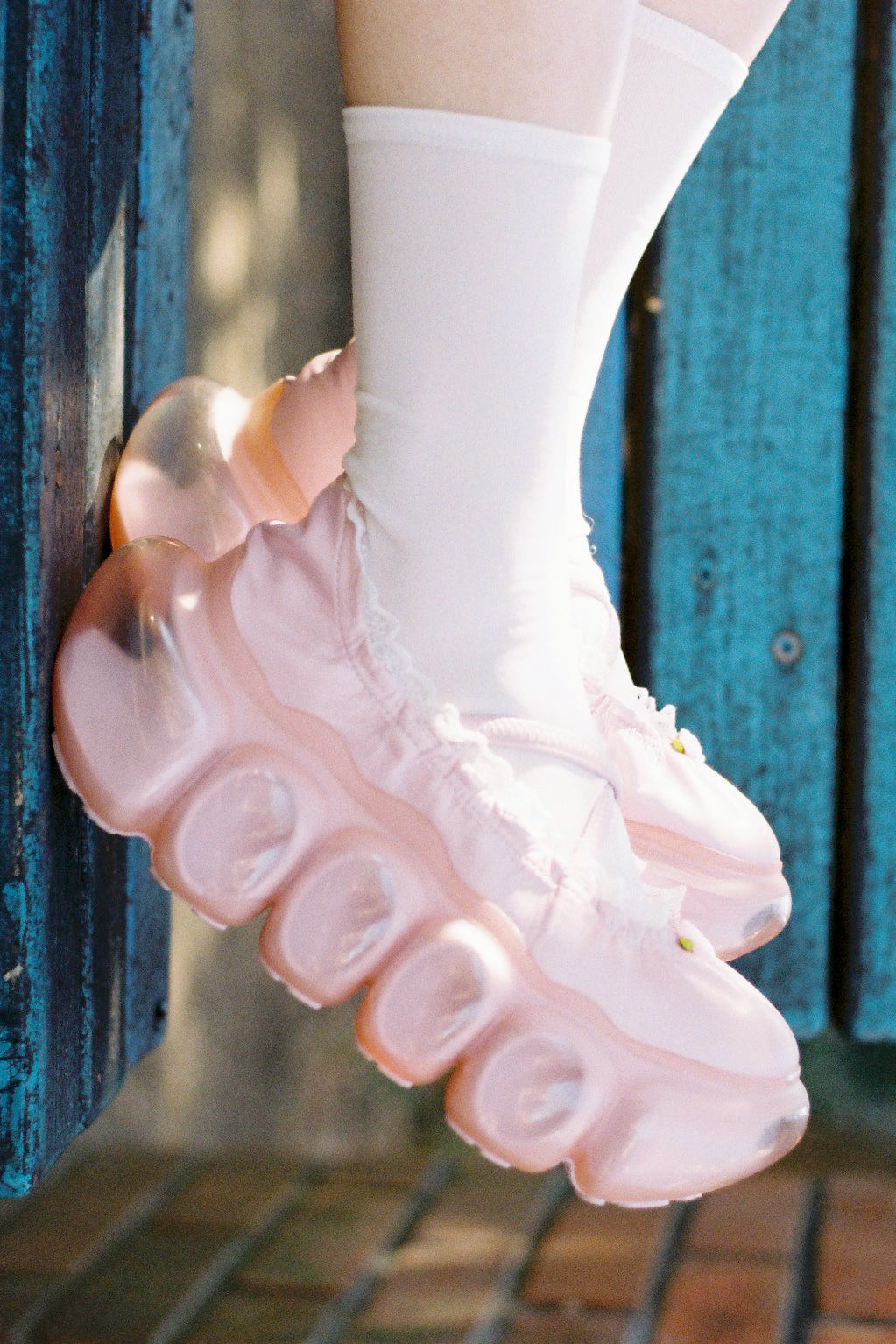 "Jewelry" Bubble Ballet Lace Rose / Pearl Pink