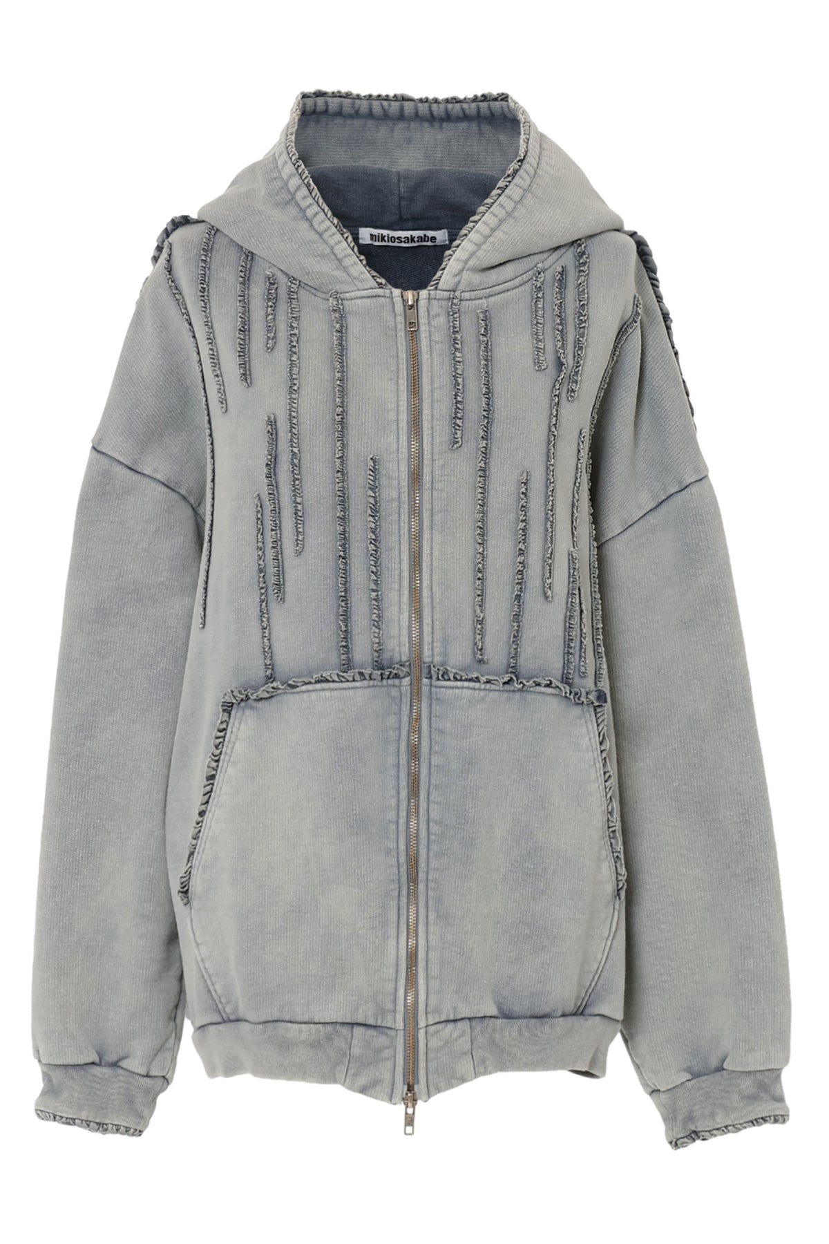 Mini Frill Washed Parka / Navy