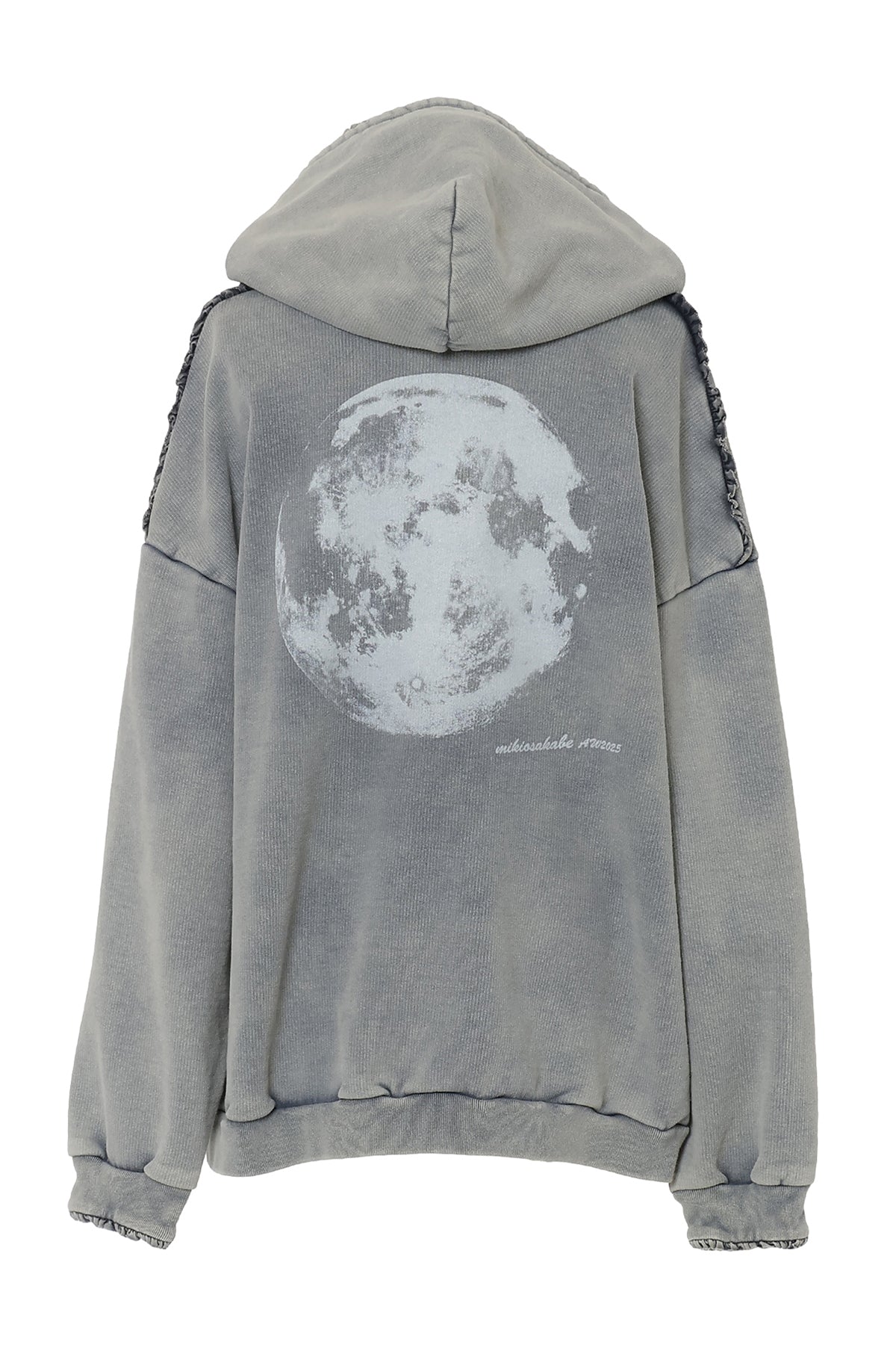 Mini Frill Washed Parka / Navy