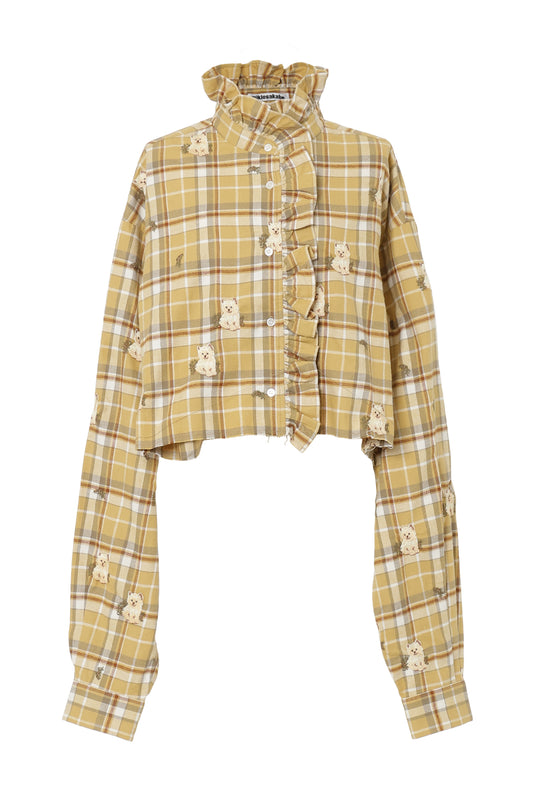 Country Ruffled Blouse / Yellow