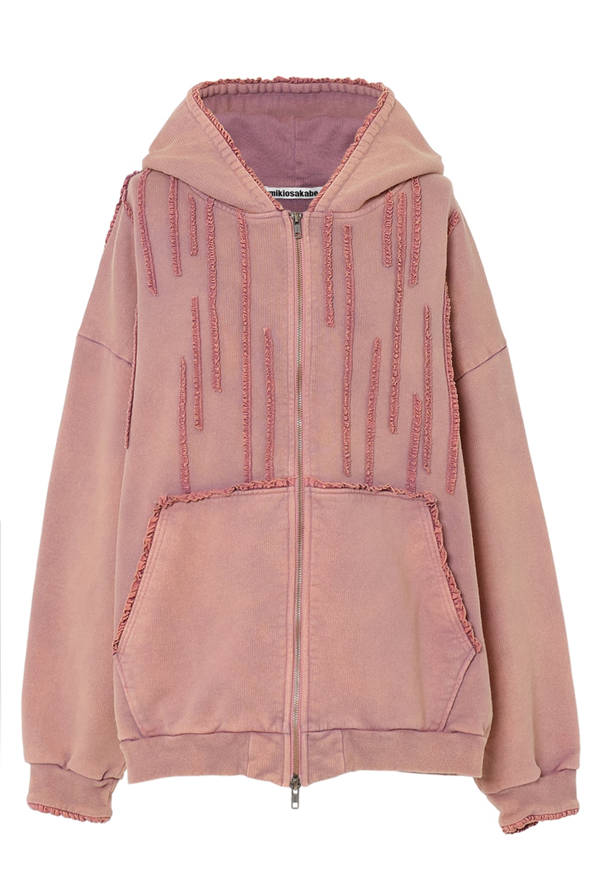 Mini Frill Washed Parka / Pink