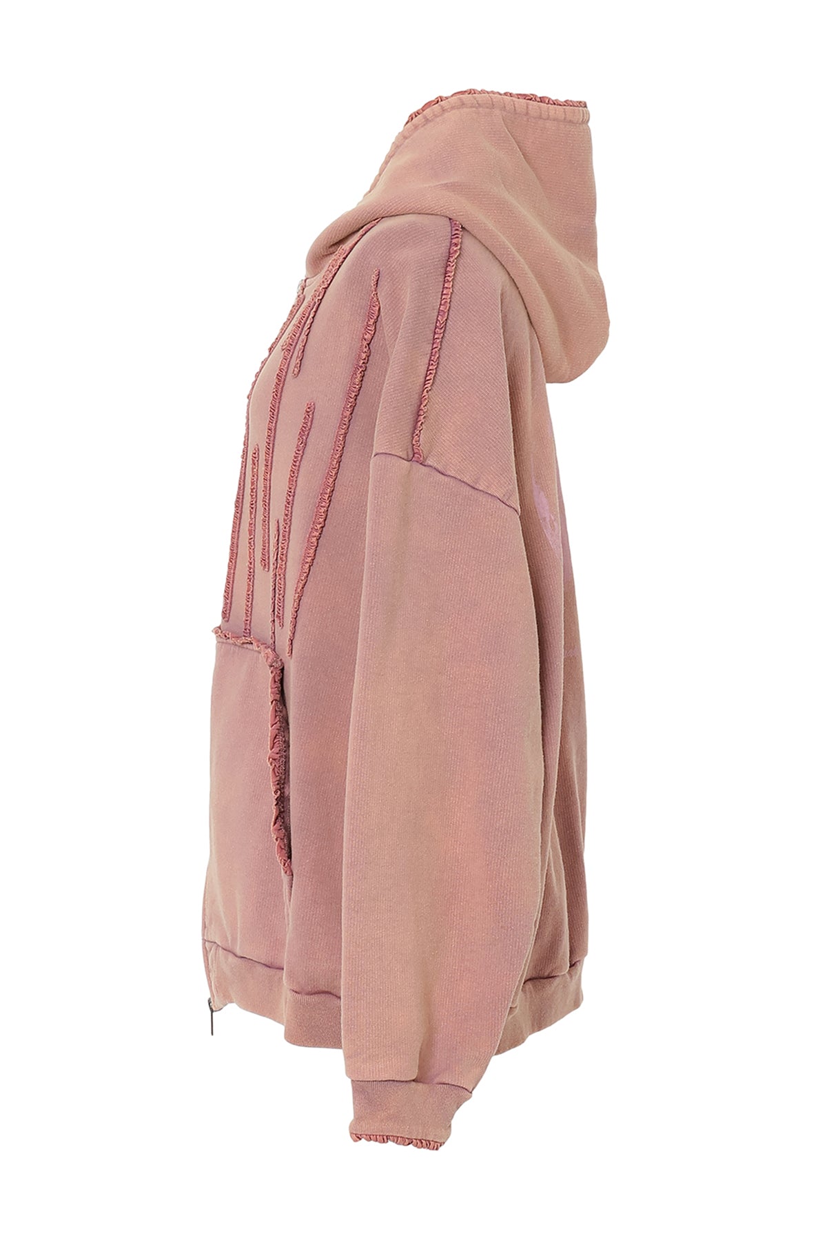 Mini Frill Washed Parka / Pink
