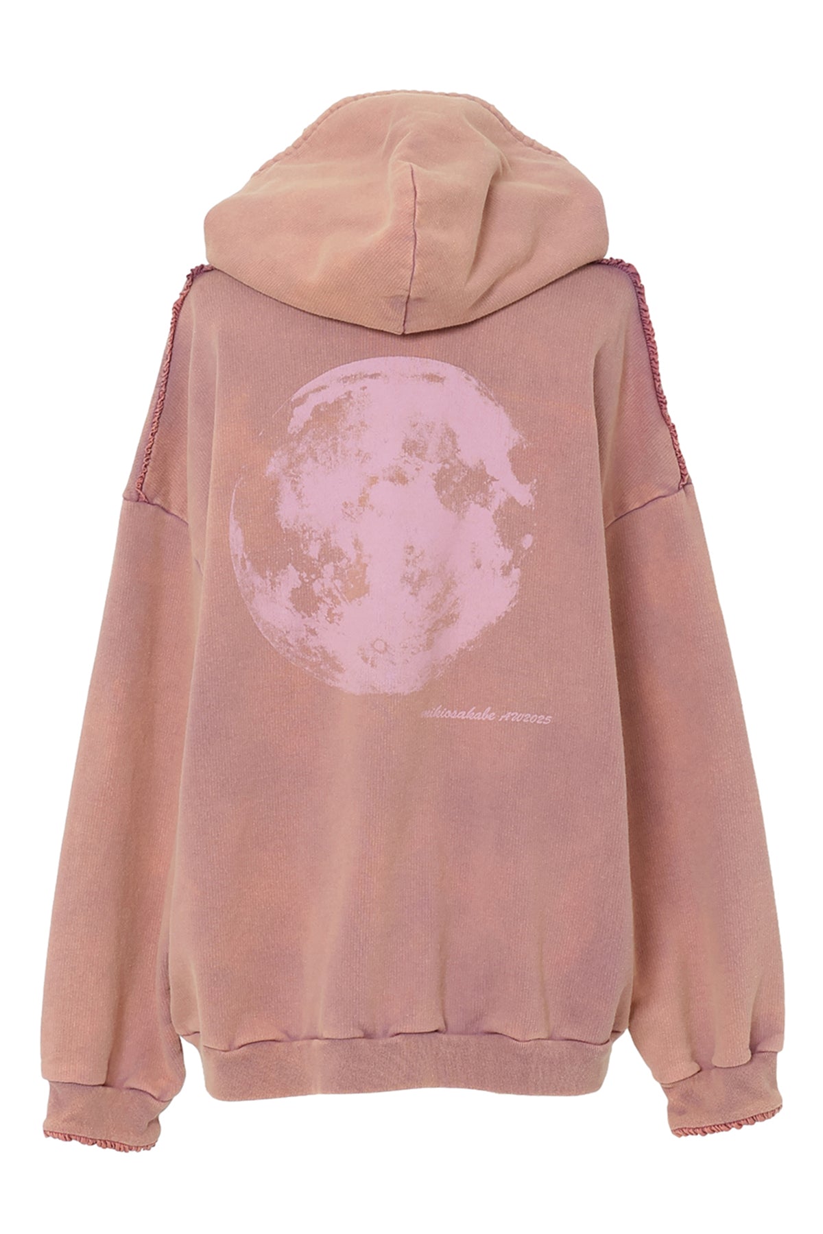Mini Frill Washed Parka / Pink