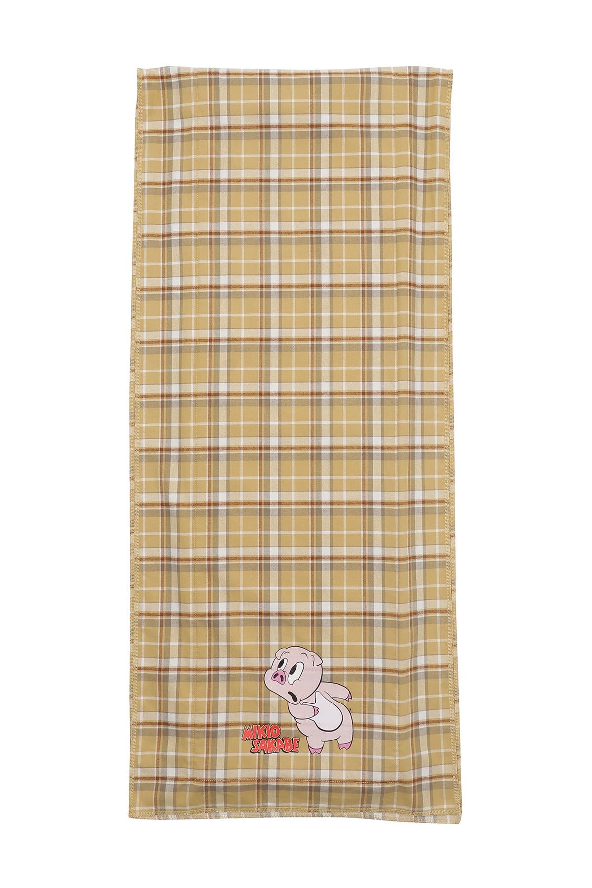 Piggy Print Muffler / Yellow
