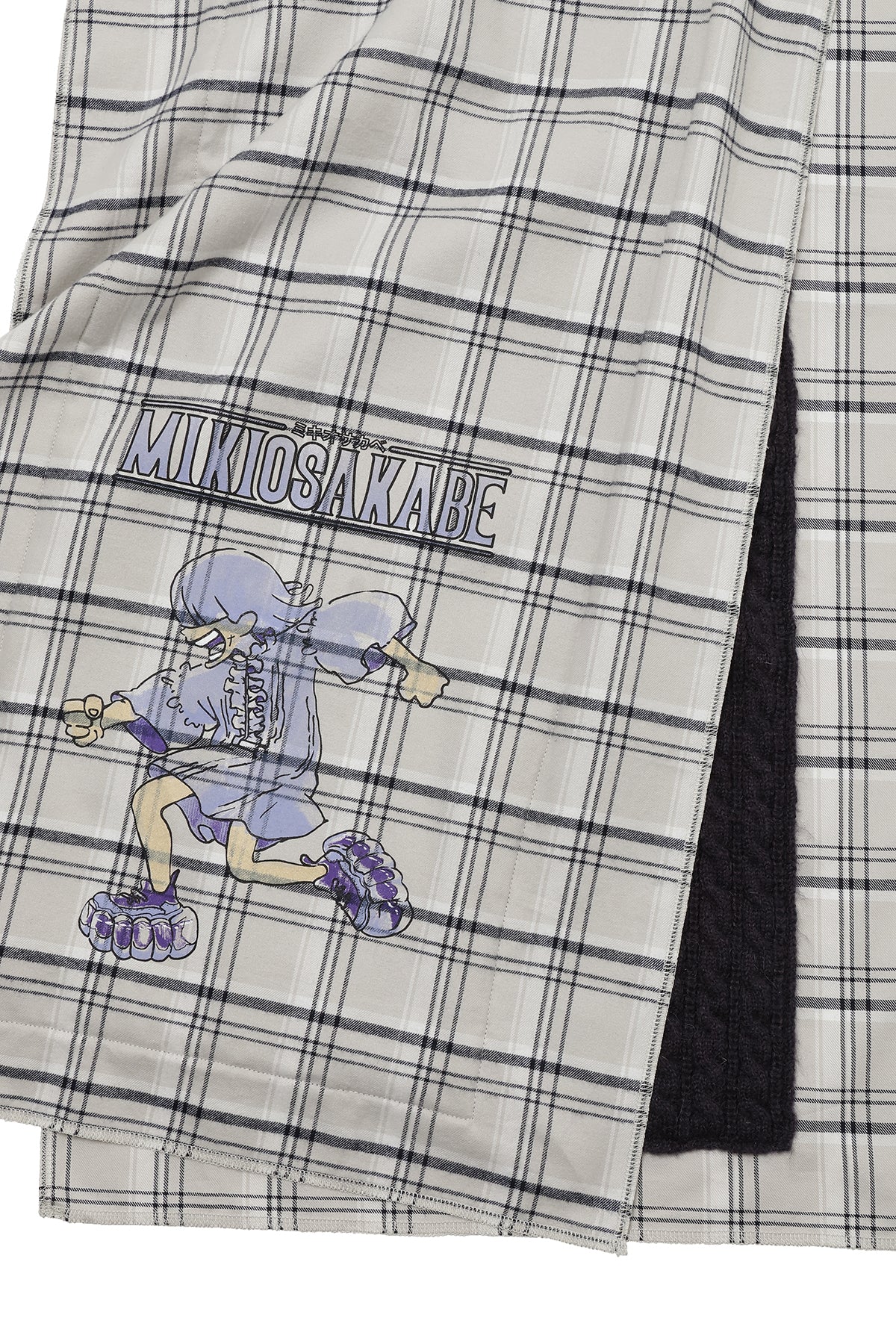 Runner Print Muffler / Gray