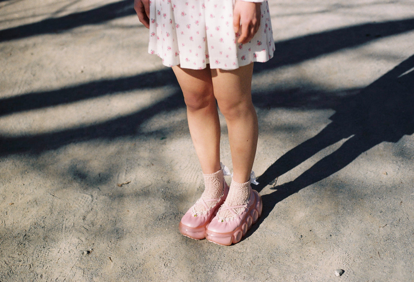 "Jewelry" Bubble Ballet Lace Rose / Pearl Pink