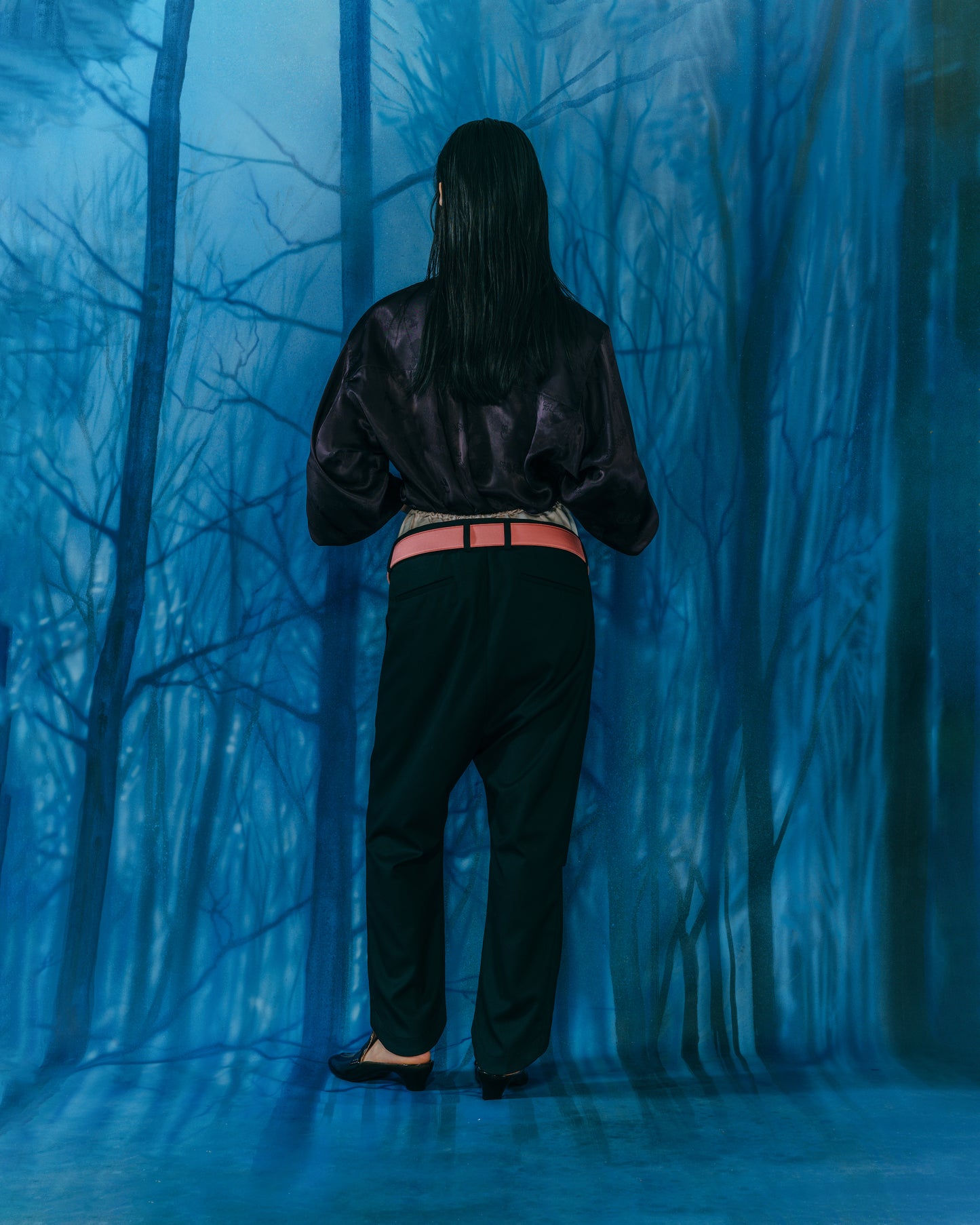 Lace Sagging Nickers Pants / Black