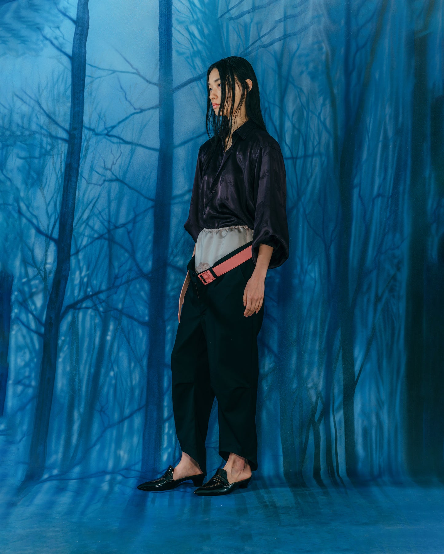 Lace Sagging Nickers Pants / Black