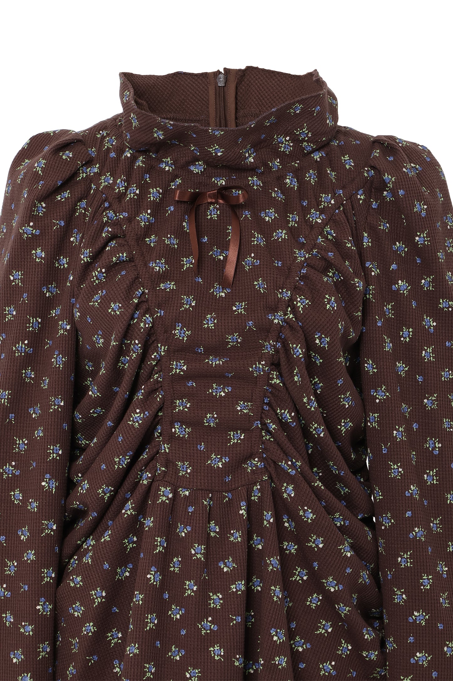 【SS26受注】Little Nana's Dress / Brown / JFSS26D01