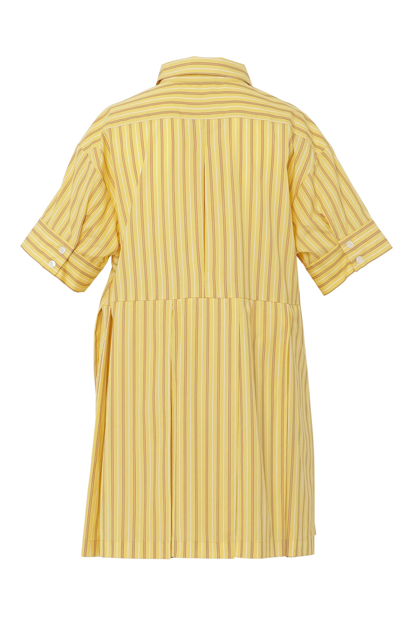 【SS26受注】Mini Shirt Stripe Dress / Yellow / MSS26D022