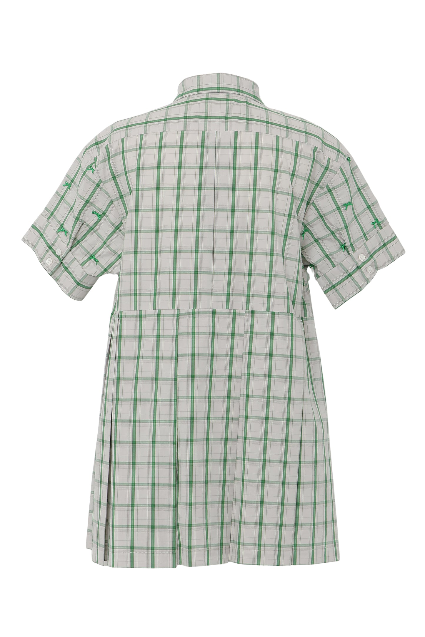 【SS26受注】Mini Ribbon Dress / Green / MSS26D02