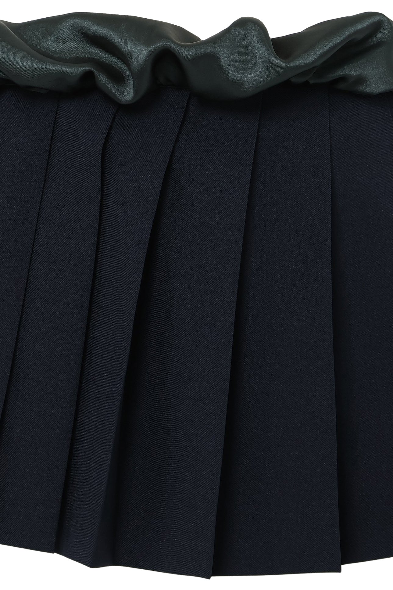 【SS26受注】Shrink Pleats Mini Skirt / Navy / MSS26S02