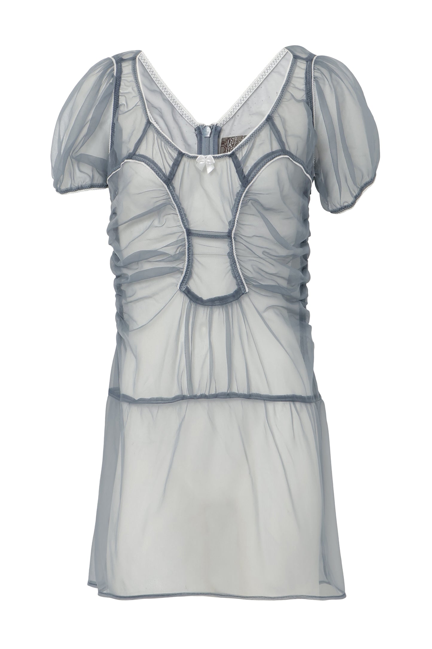 【SS26受注】Nana's Sheer Dress / Gray / JFSS26D021