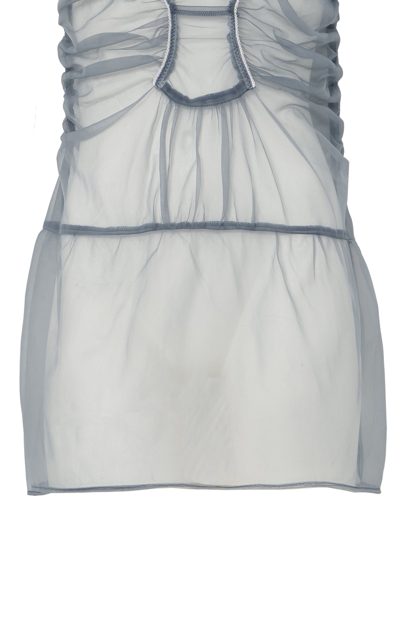 【SS26受注】Nana's Sheer Dress / Gray / JFSS26D021