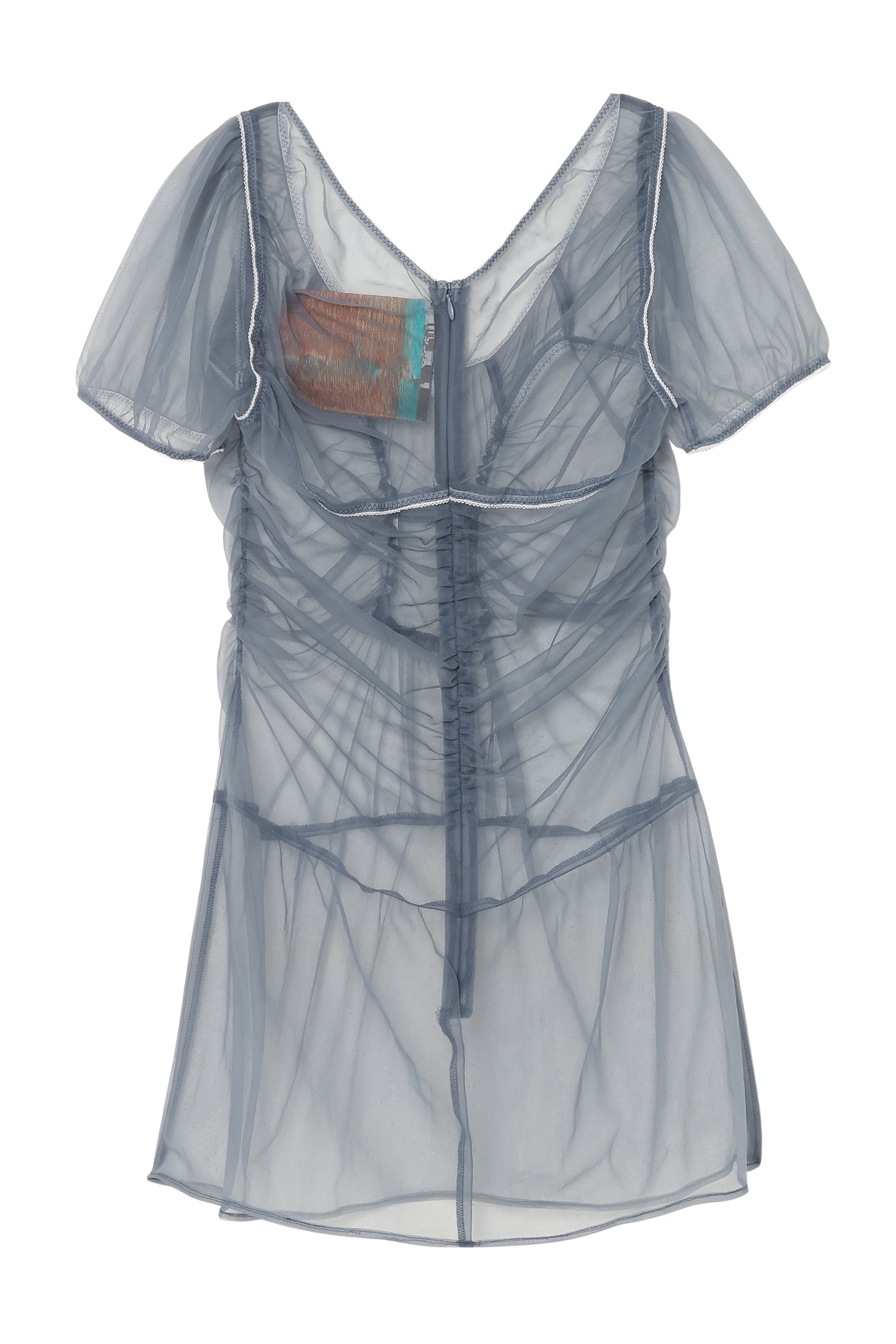 【SS26受注】Nana's Sheer Dress / Gray / JFSS26D021