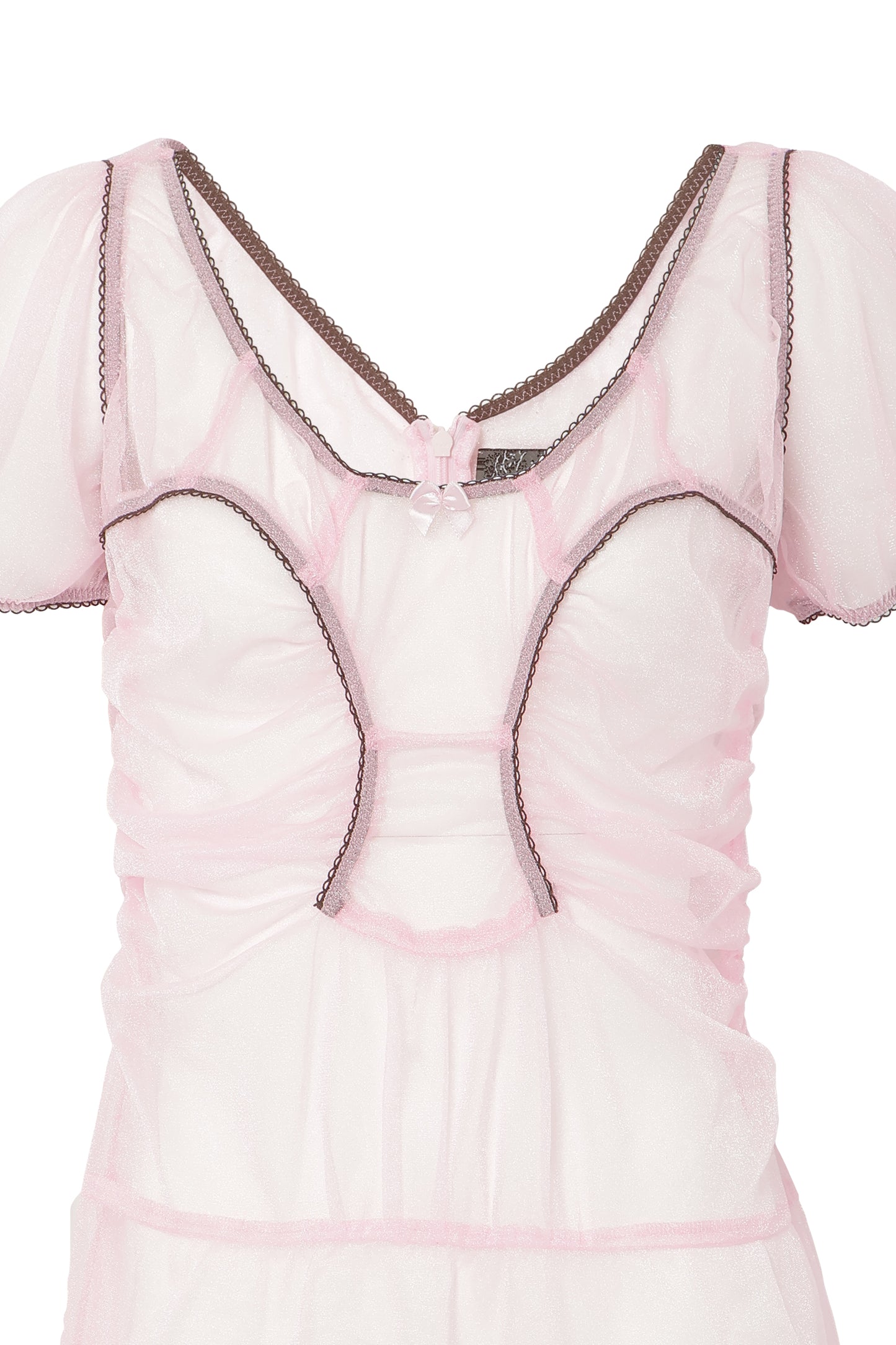 【SS26受注】Nana's Sheer Dress / Pink / JFSS26D021