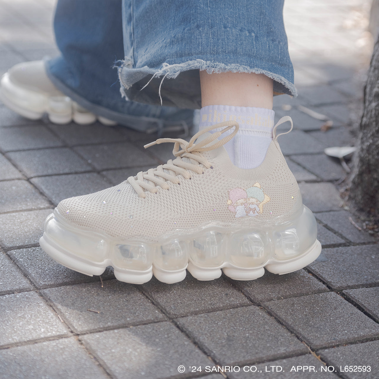 新“珠宝”鞋 / 红 / MIKIOSAKABE × PINK HOUSE