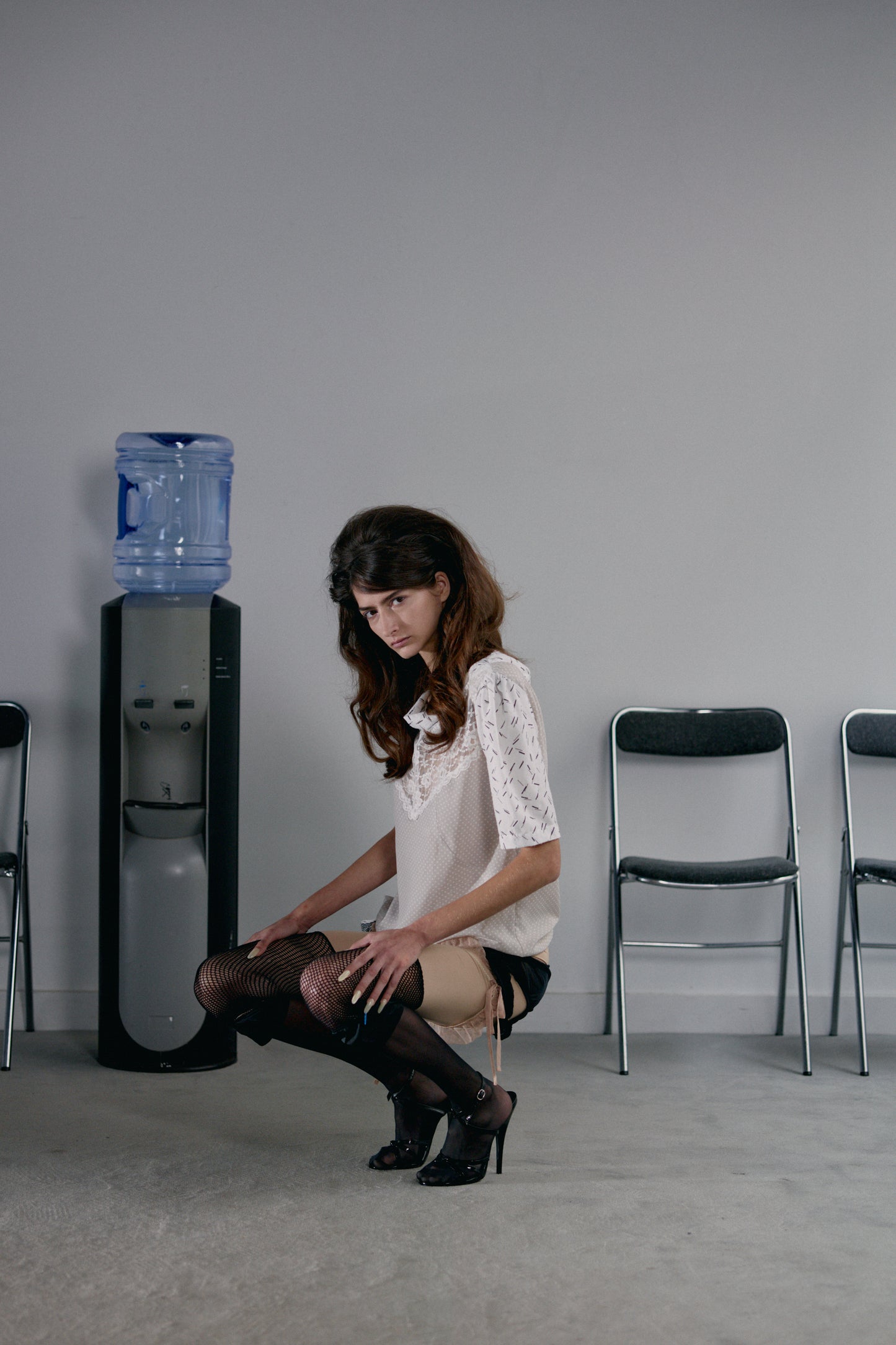 【SS26受注】Working Lady Dress / Gray / JFSS26D041
