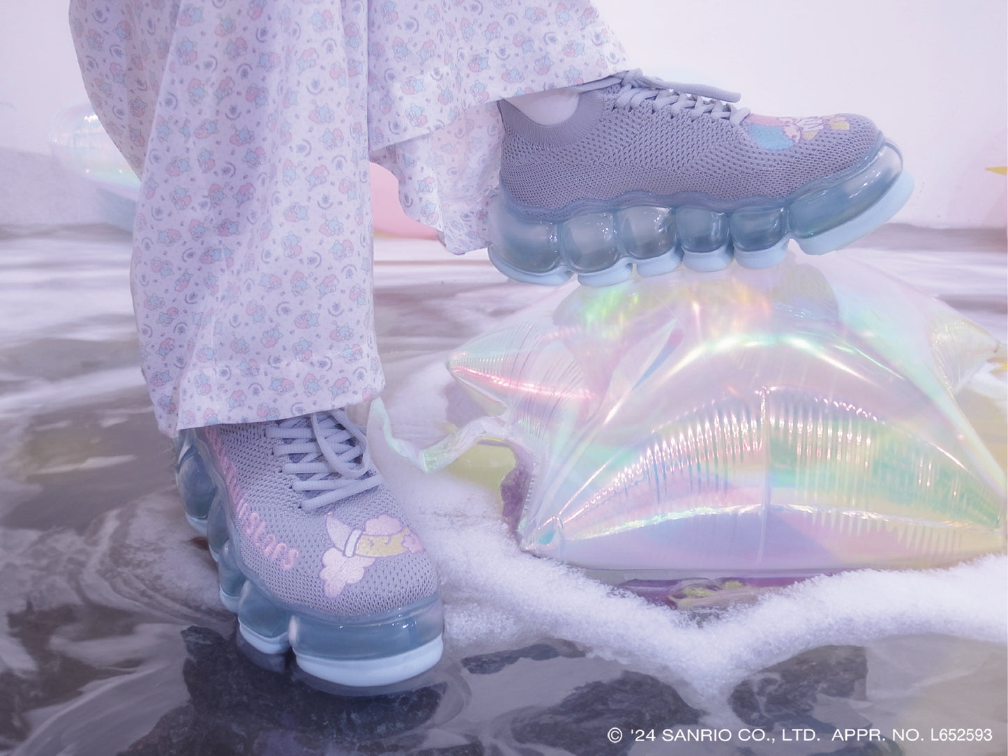 新“珠宝”鞋 / 红 / MIKIOSAKABE × PINK HOUSE