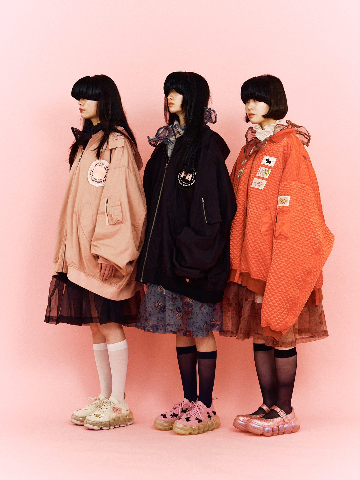 新款“珠宝”鞋 / 粉色 / PINK HOUSE × MIKIOSAKABE