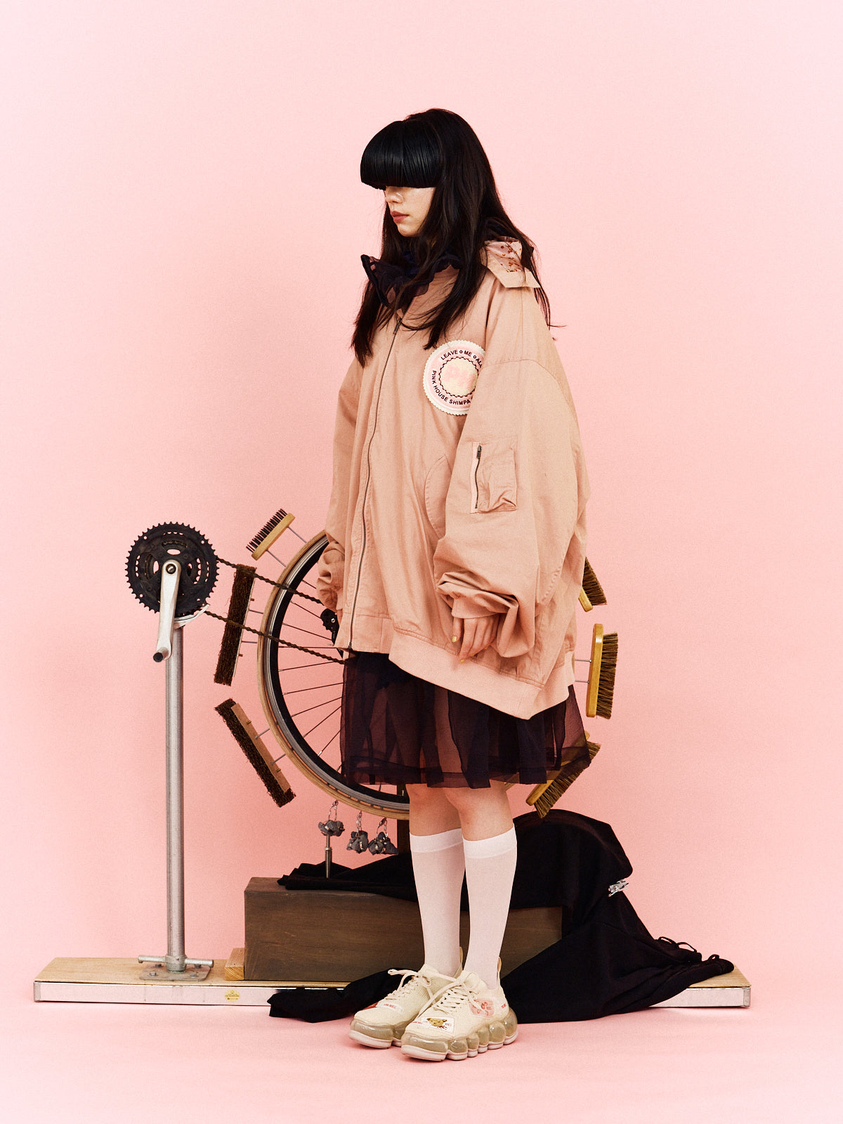 New "Jewelry" Shoes / Beige / PINK HOUSE × MIKIOSAKABE