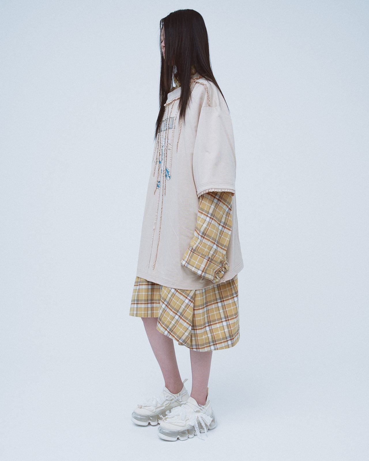 Washed Runner T-Shirt / Beige