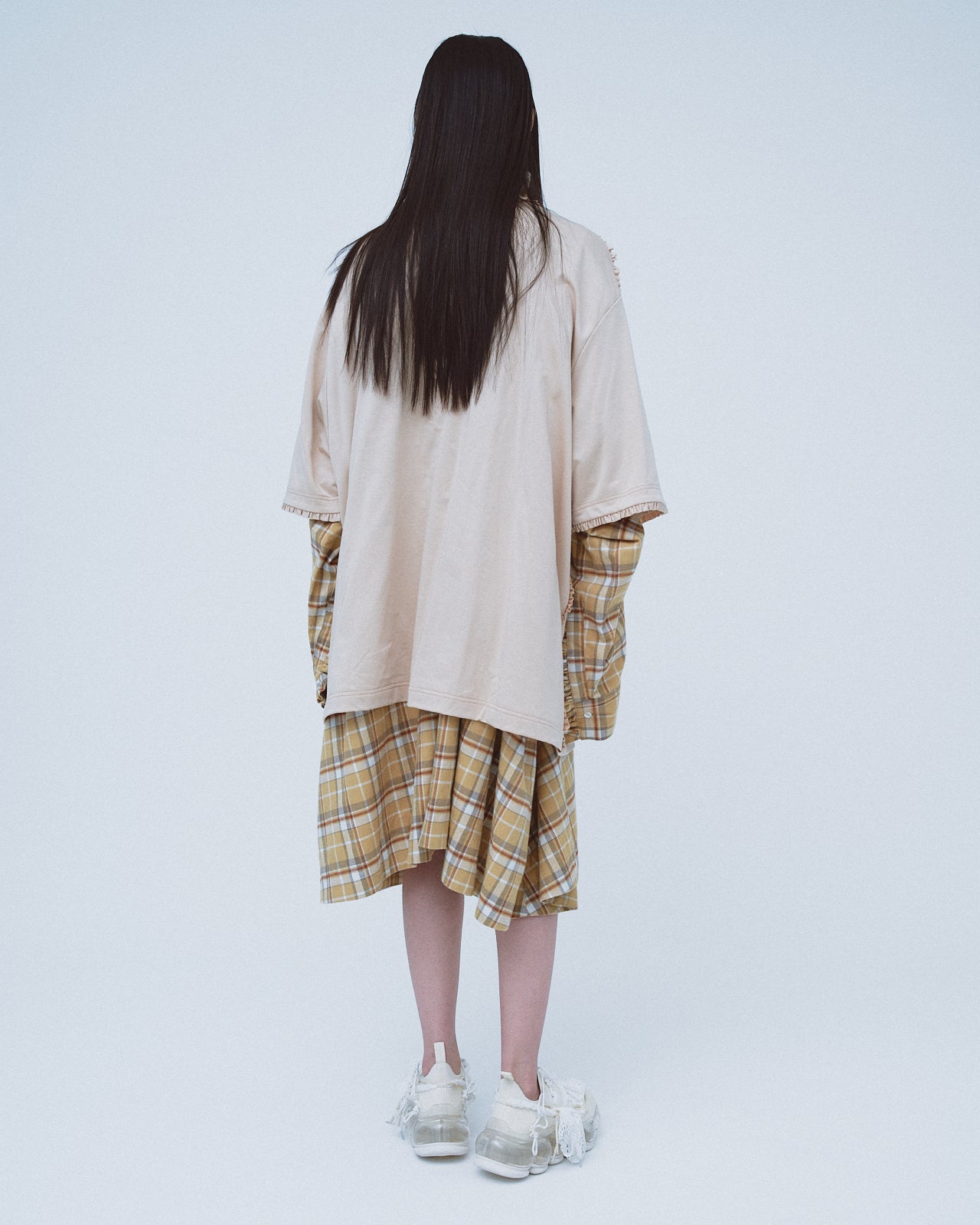 Washed Runner T-Shirt / Beige