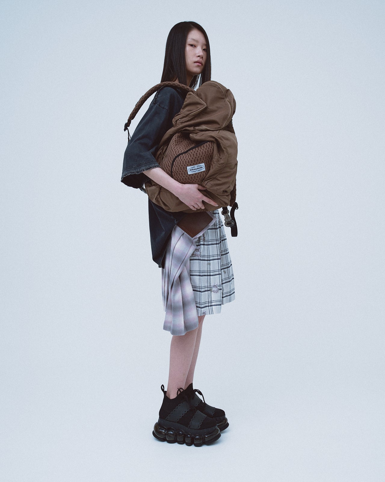 Twisted Back Pack / Brown