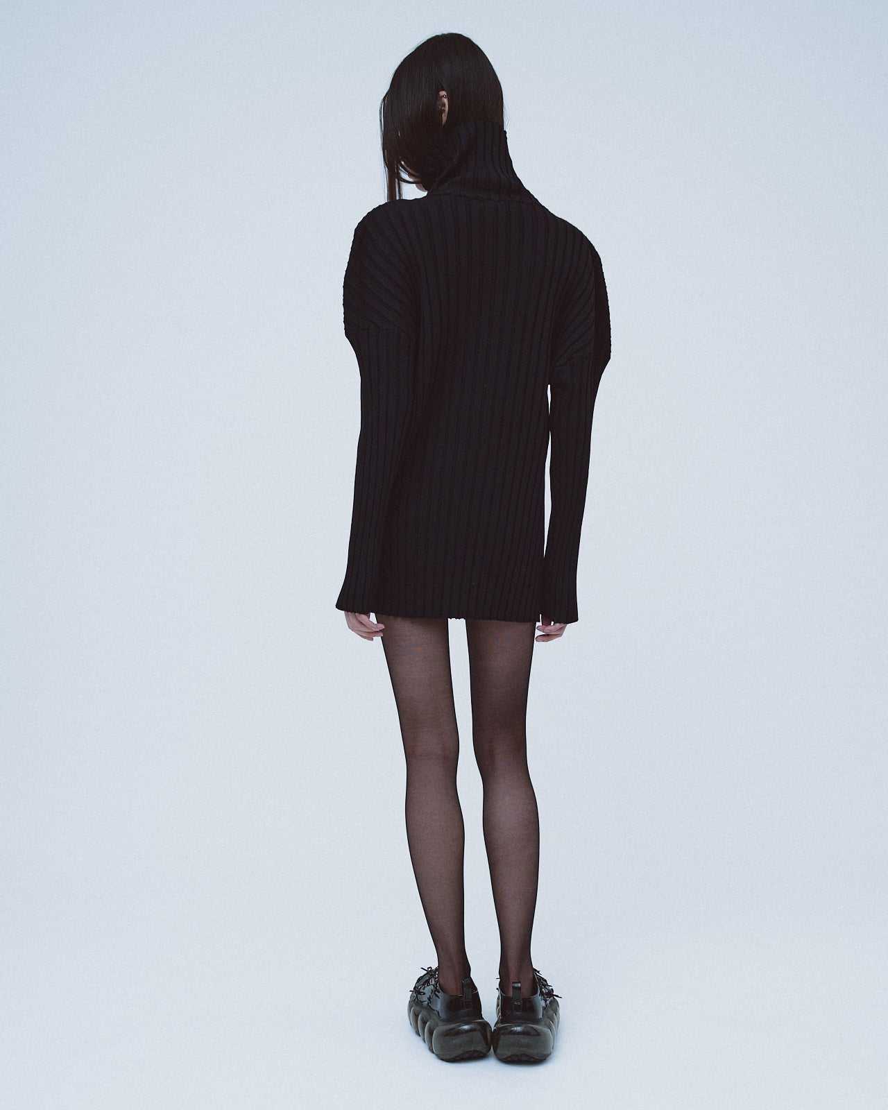 Dyed Shrink Knit / Black