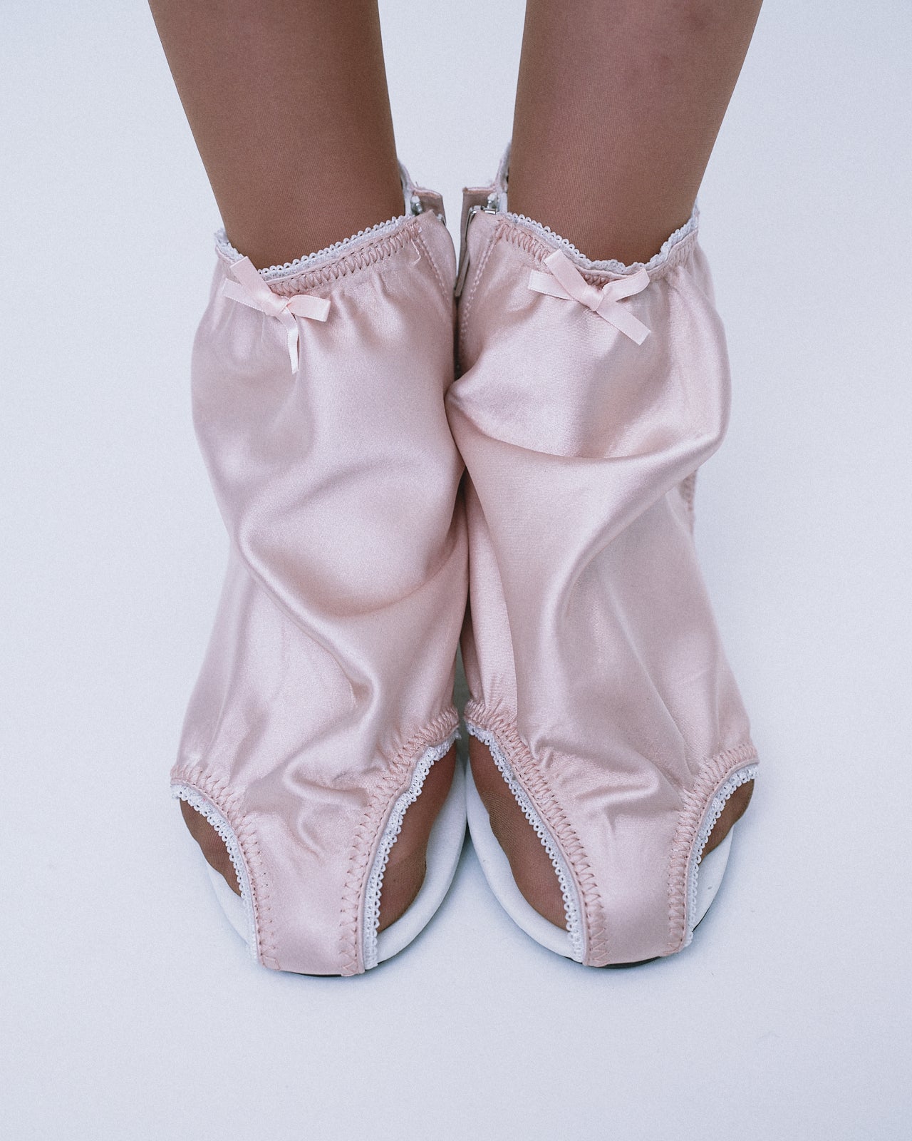Panty Crystal Heels / Beige