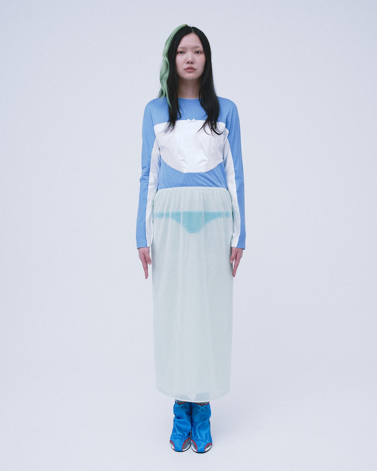 Message T-shirt / Blue