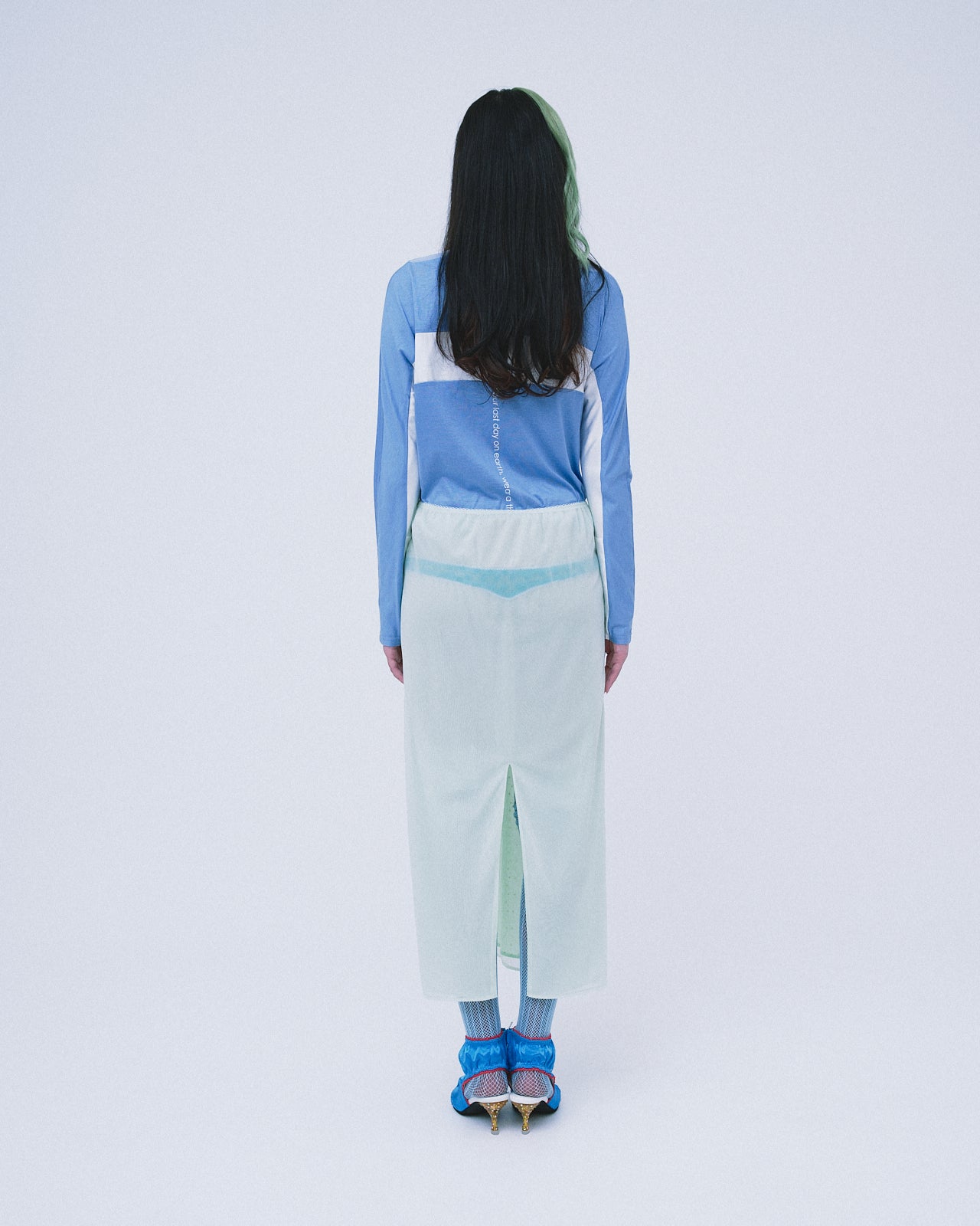 Message T-shirt / Blue