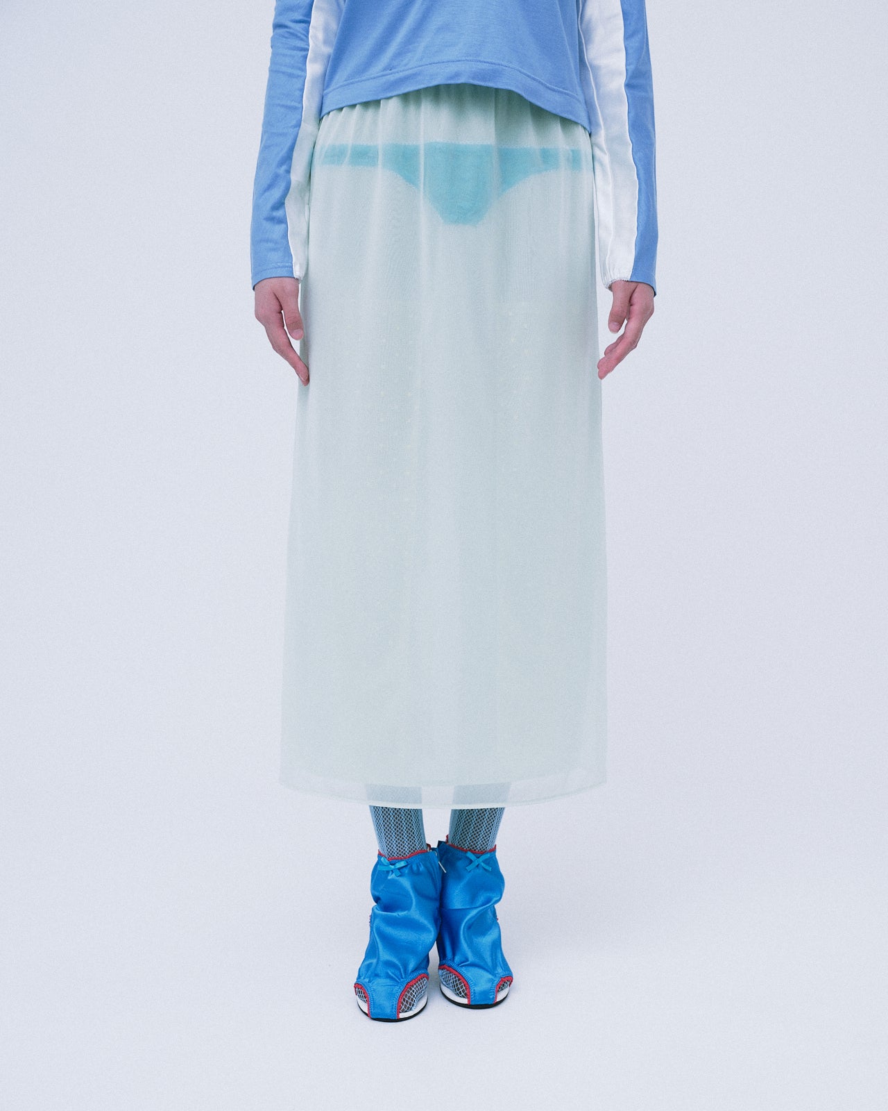 Xray Long Skirt / Lime
