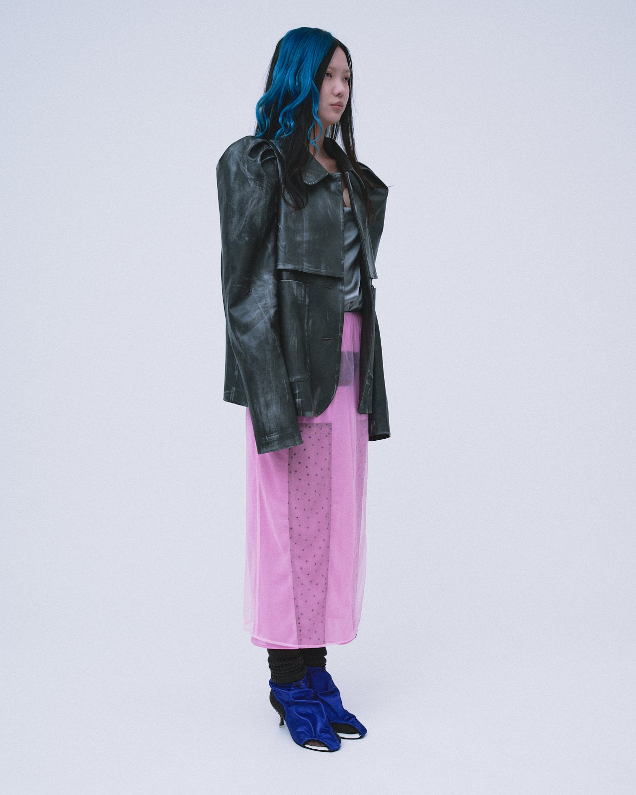 Xray Long Skirt / Pink