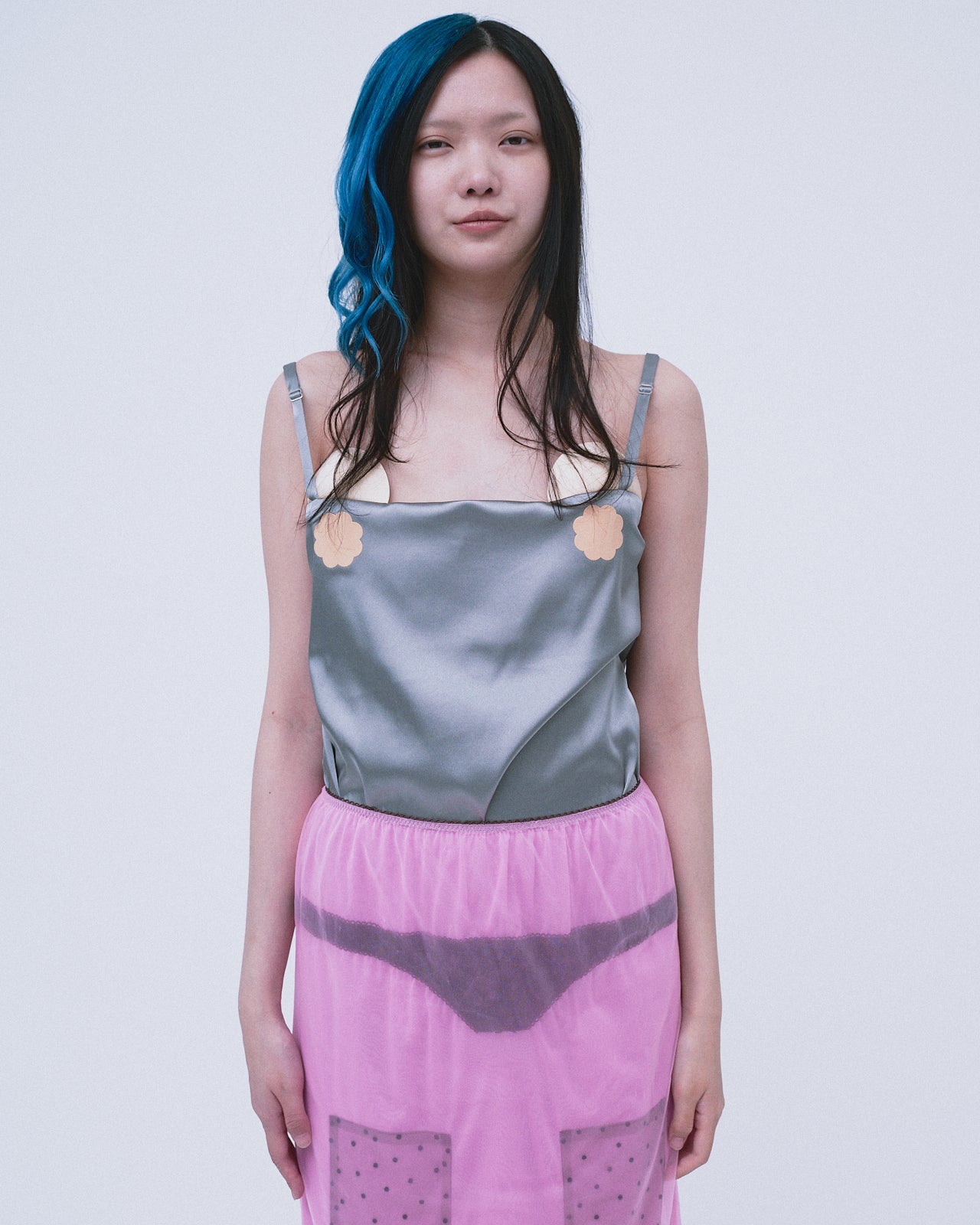Xray Long Skirt / Pink