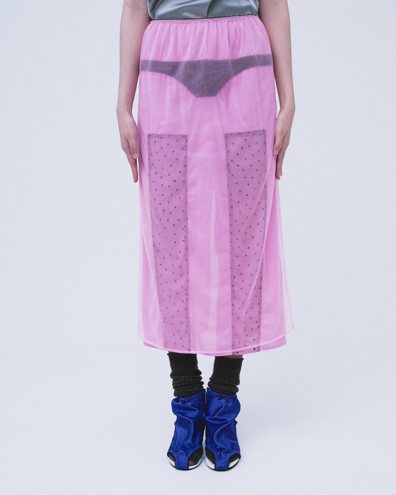 Xray Long Skirt / Pink