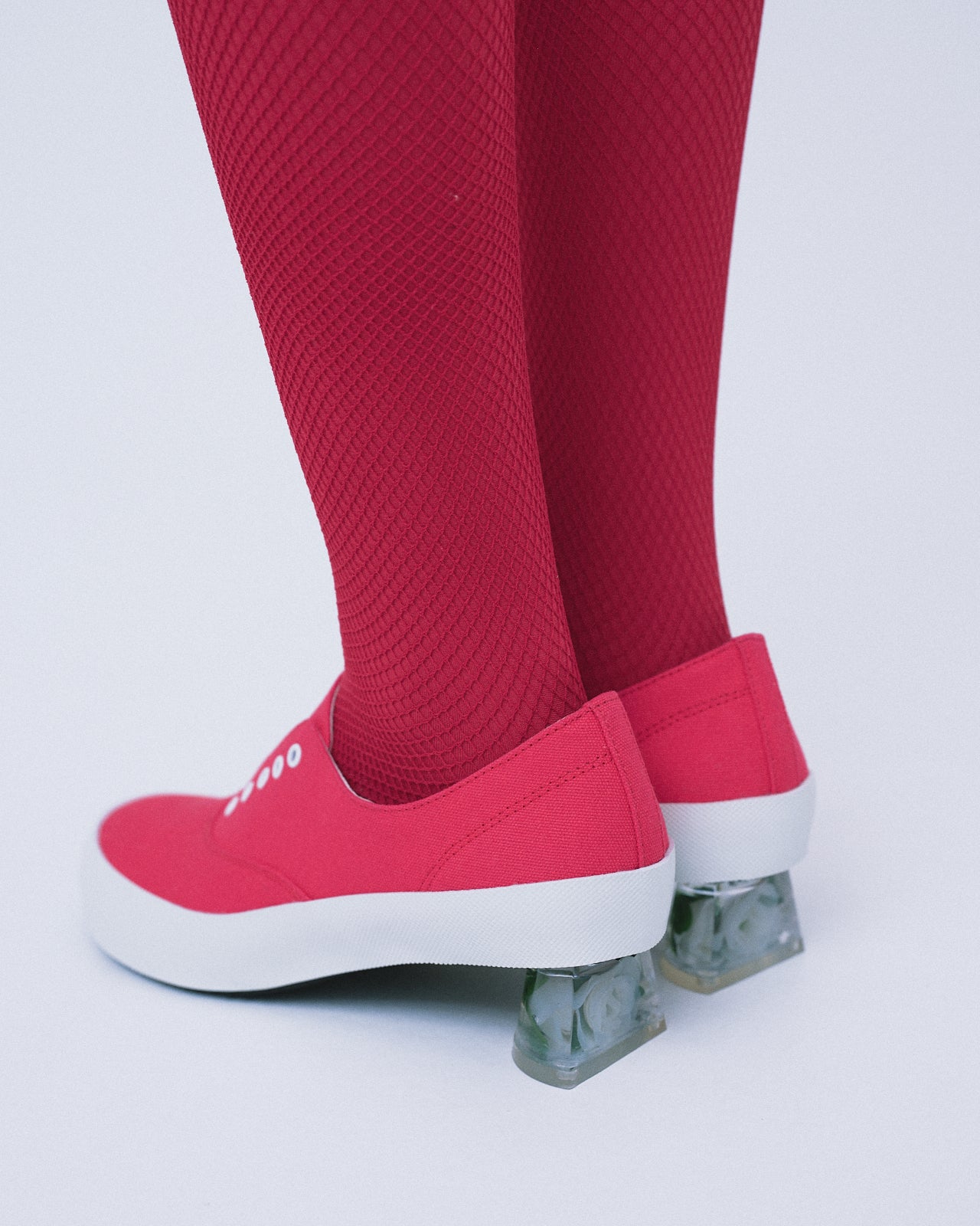 Slip-On Heels / Red