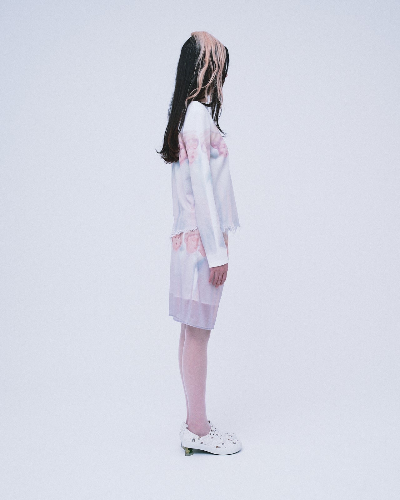 Angel Damaged T-Shirt / White