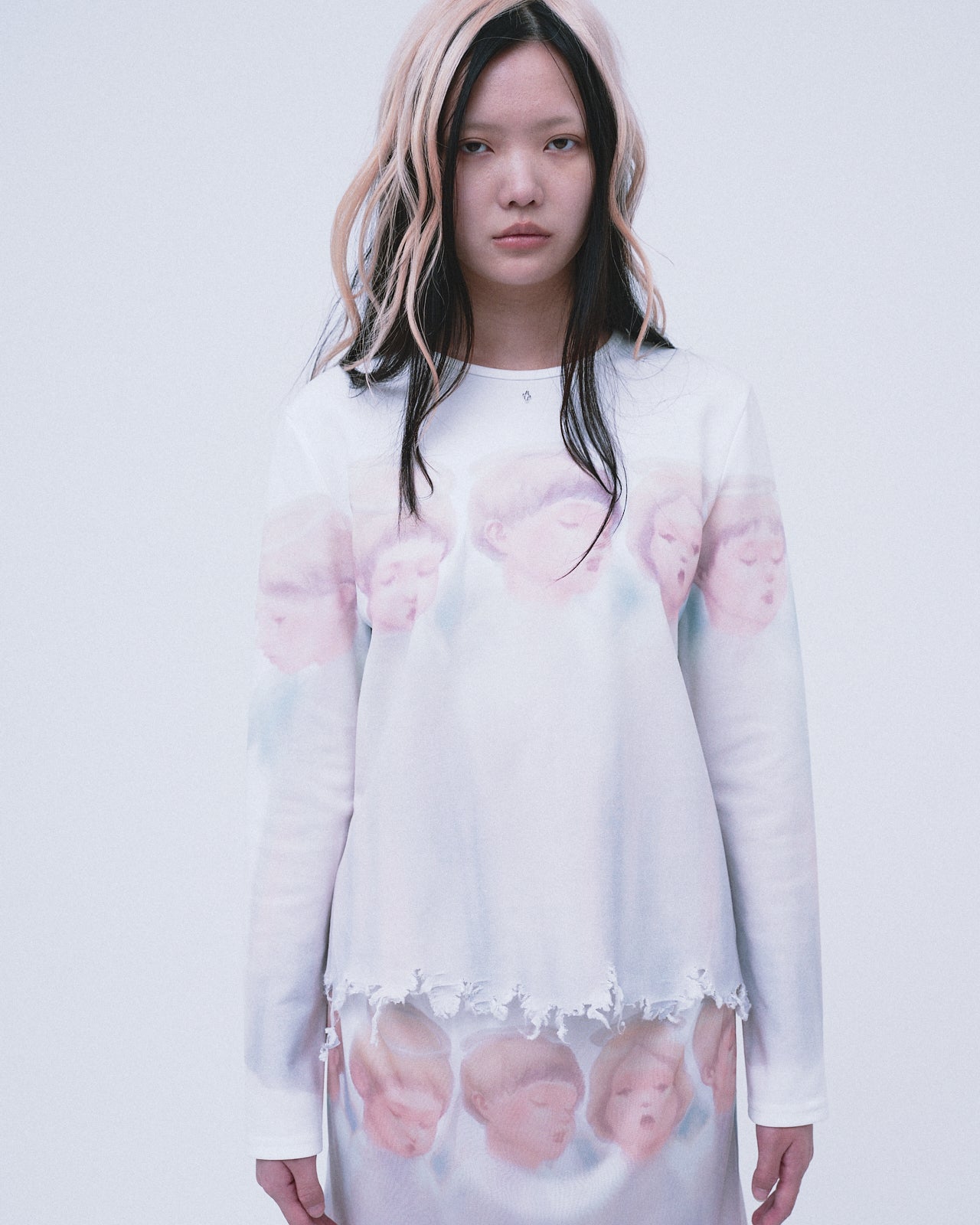 Angel Damaged T-Shirt / White