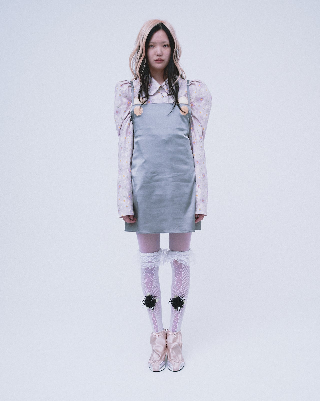 Nip 连衣裙 / 灰色