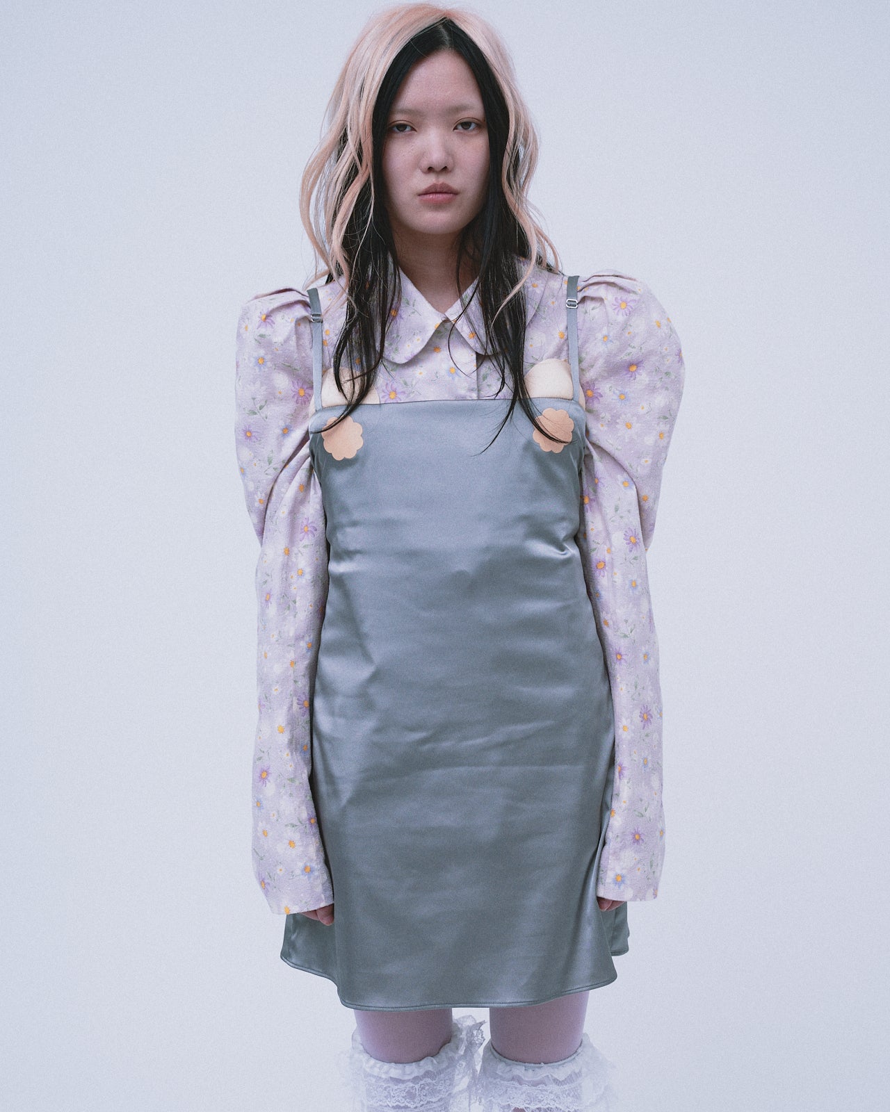 Nip 连衣裙 / 灰色