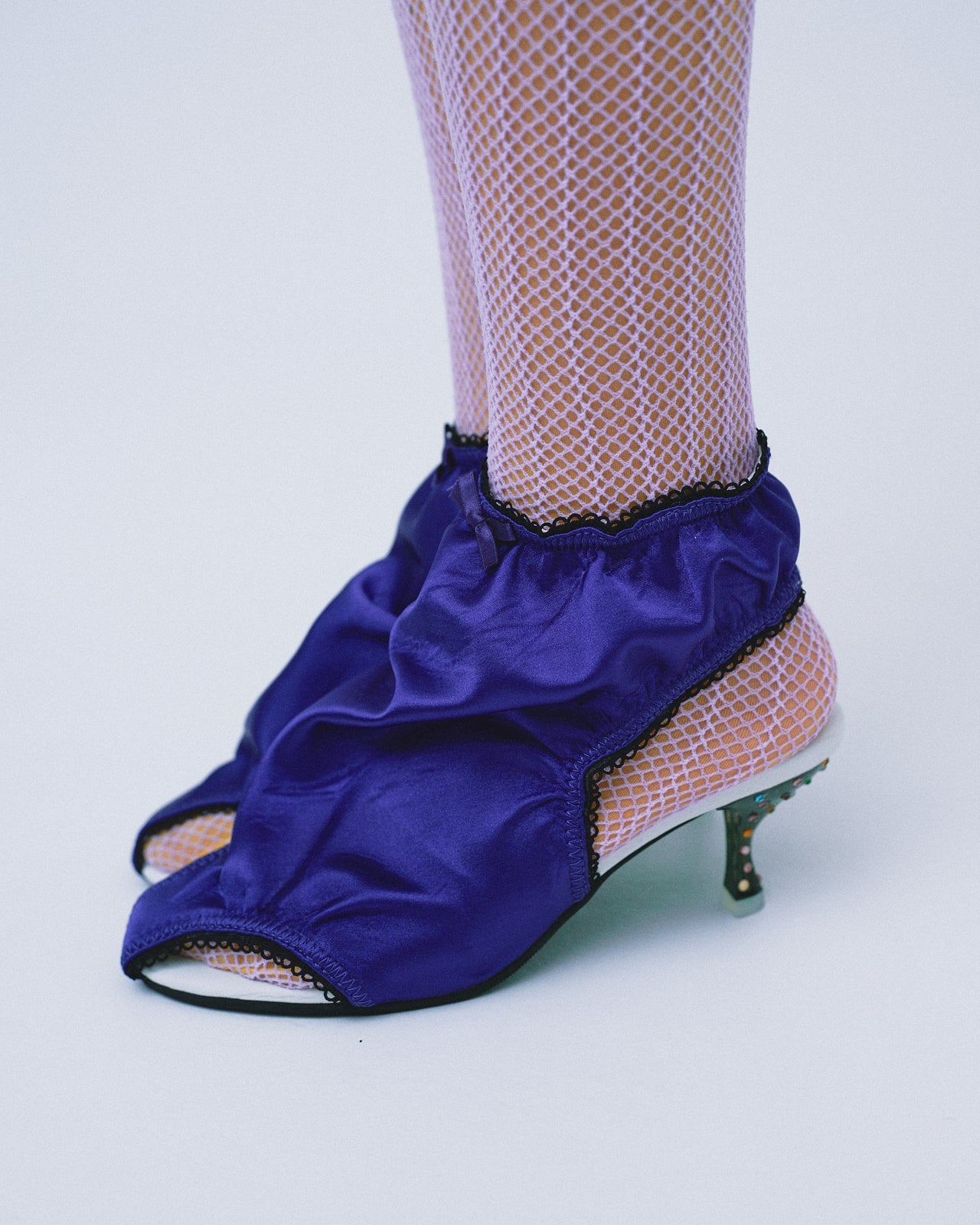 Panty Crystal Heels / Purple