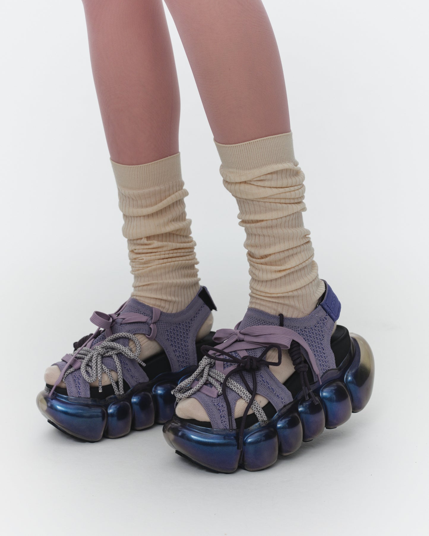 【SS26受注】"Jewelry" Bubble Sandal Confusing Ⅰ / Purple / MSS26SH04