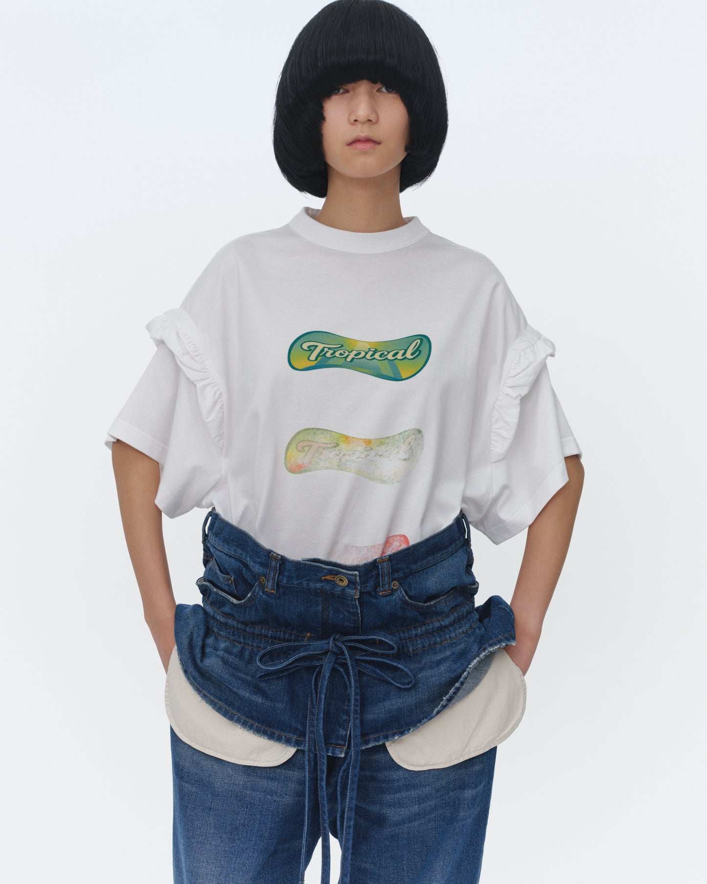 【SS26受注】Mini Denim Skirt / Blue / MSS26S01