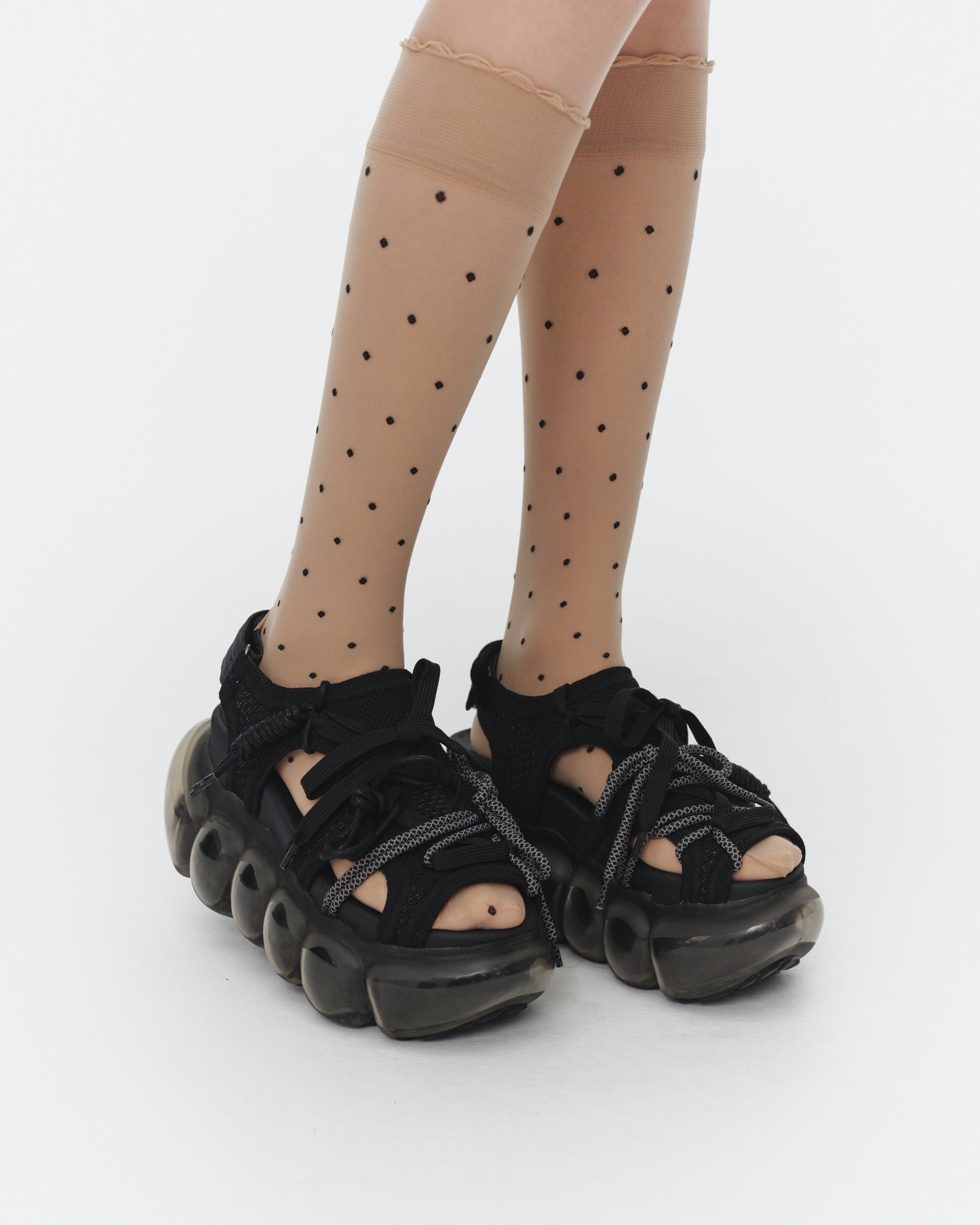 【SS26受注】"Jewelry" Bubble Sandal Confusing Ⅰ / Black / MSS26SH04