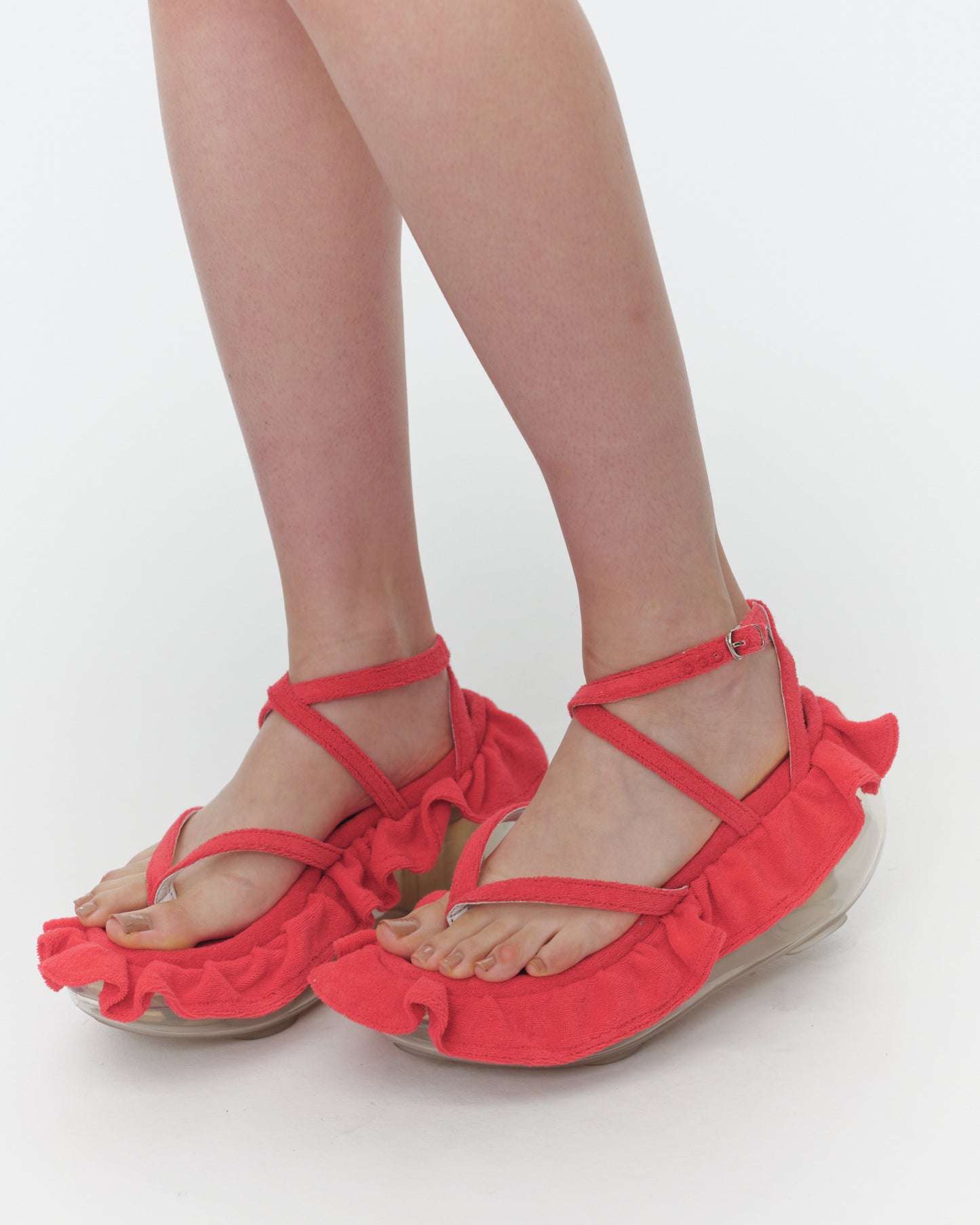 【SS26受注】Sandal Moon / Red / JFSS26SH01
