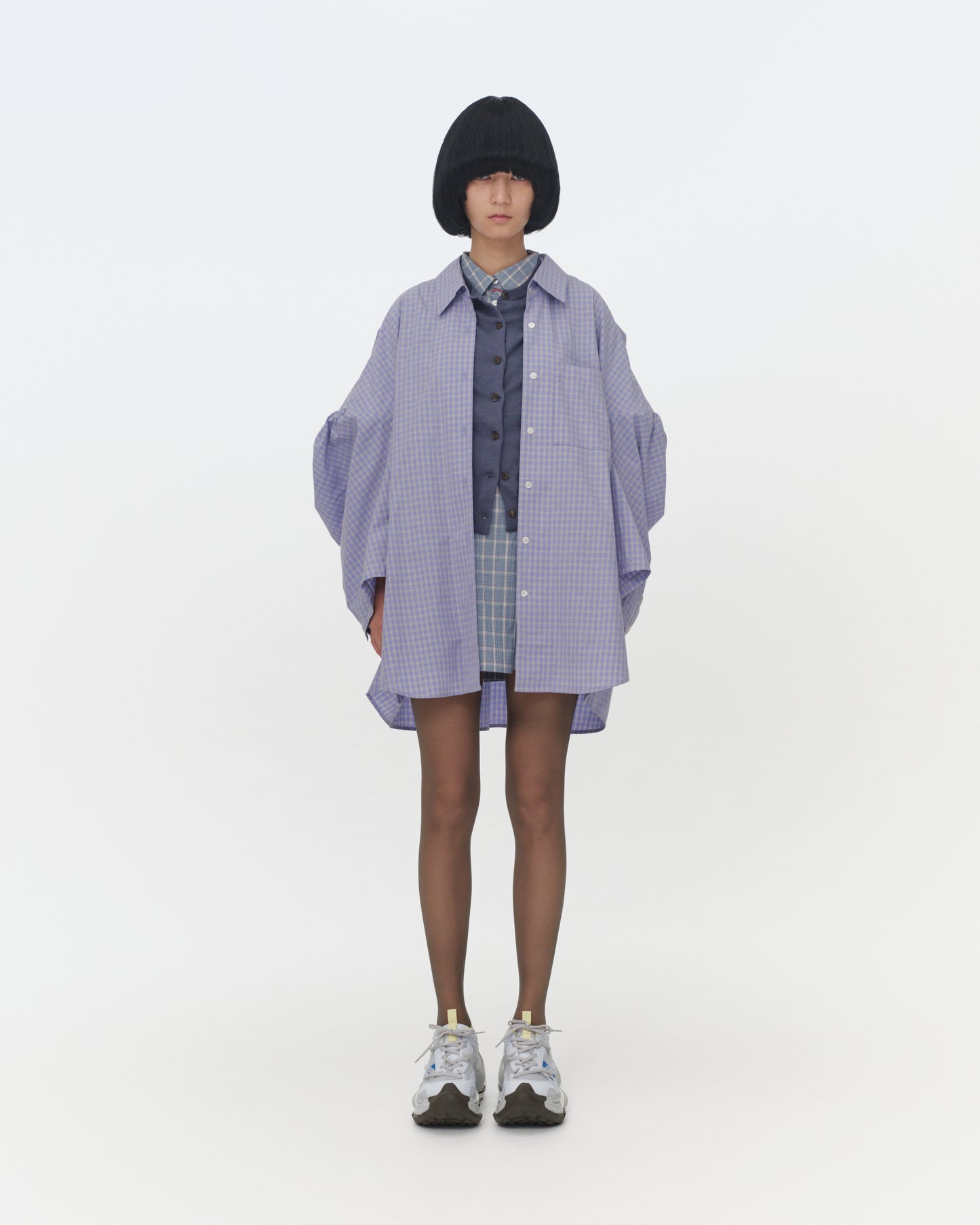 【SS26受注】Layered Garden Shirt / Blue / MSS26B03