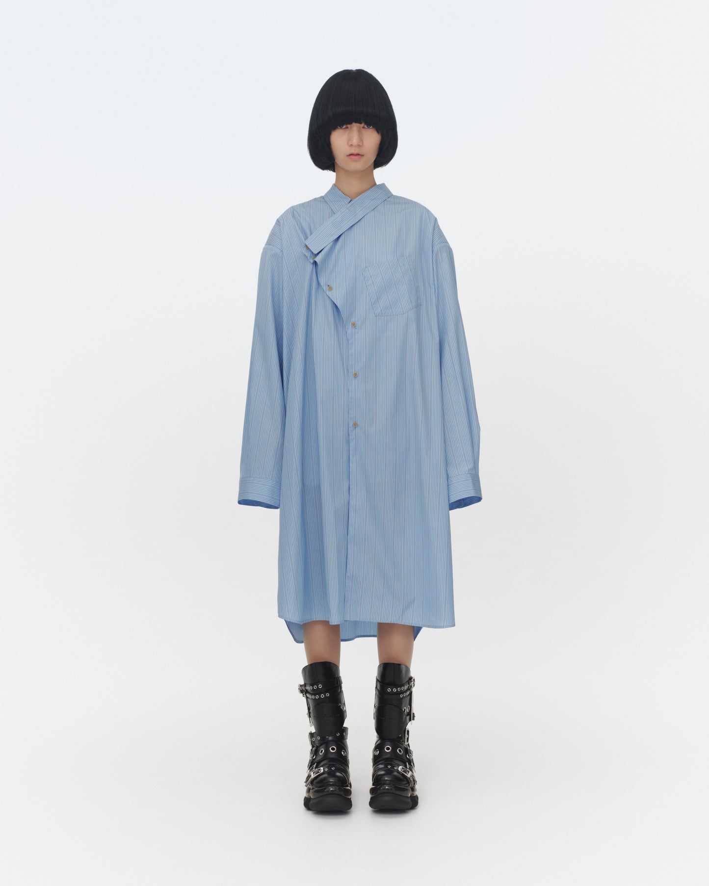 【SS26受注】Kimono Shirt / Blue / MSS26B021