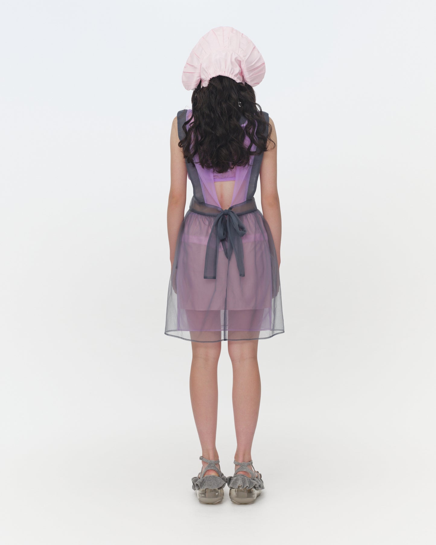 【SS26受注】Sugar Sugar Apron / Purple-Gray / JFSS26APRON01